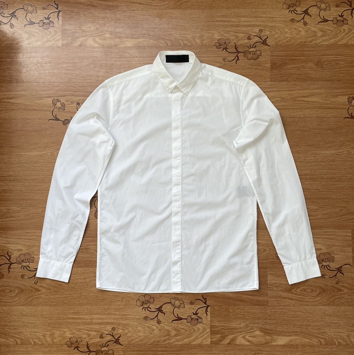 image of Haider Ackermann White Cotton Shirt, Men's (Size Medium)
