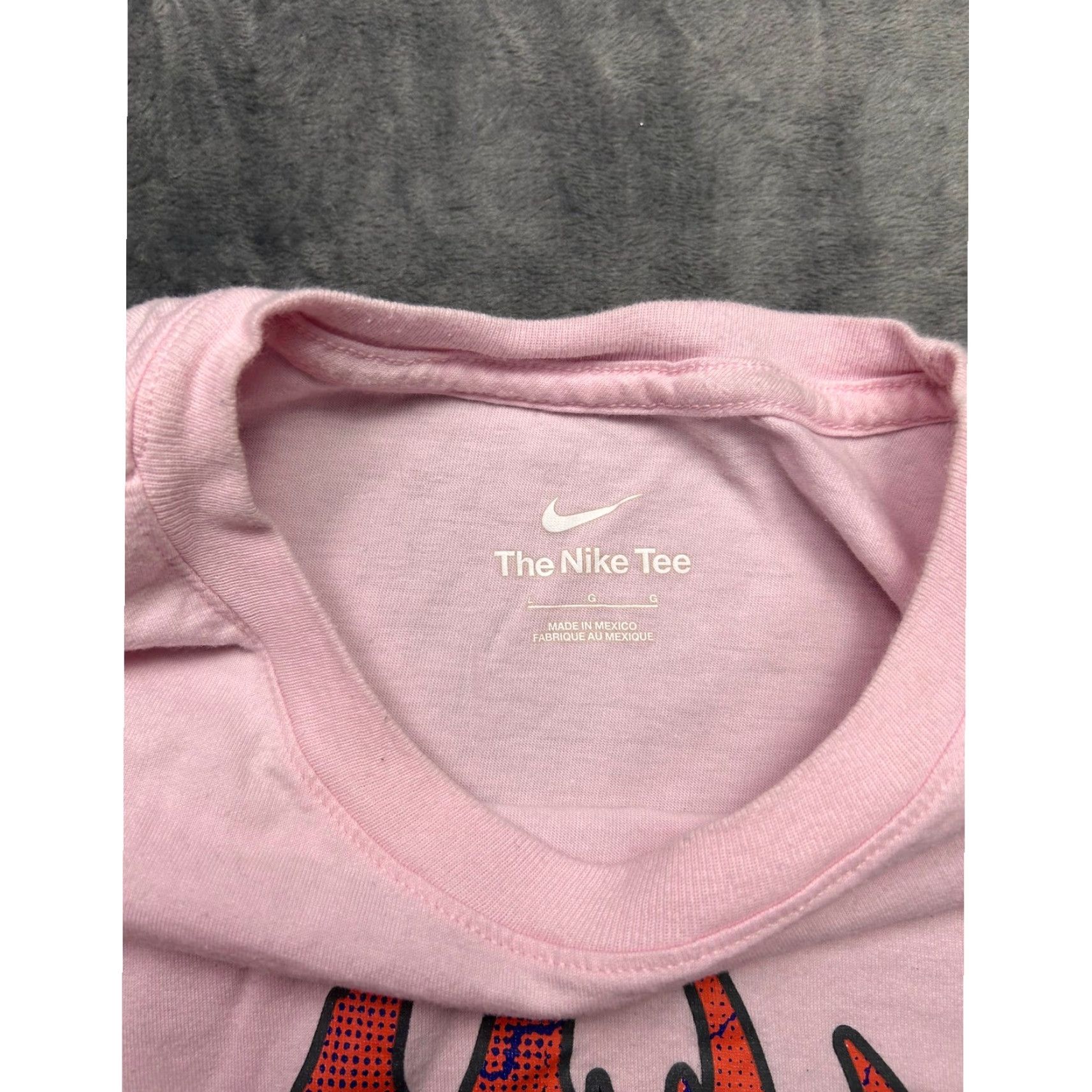 Nike Nike Mens Ja Morant Twelve Graphic T-Shirt Pink Short Sleeve Crew Neck Large Size US L / EU 52-54 / 3 - 5 Thumbnail