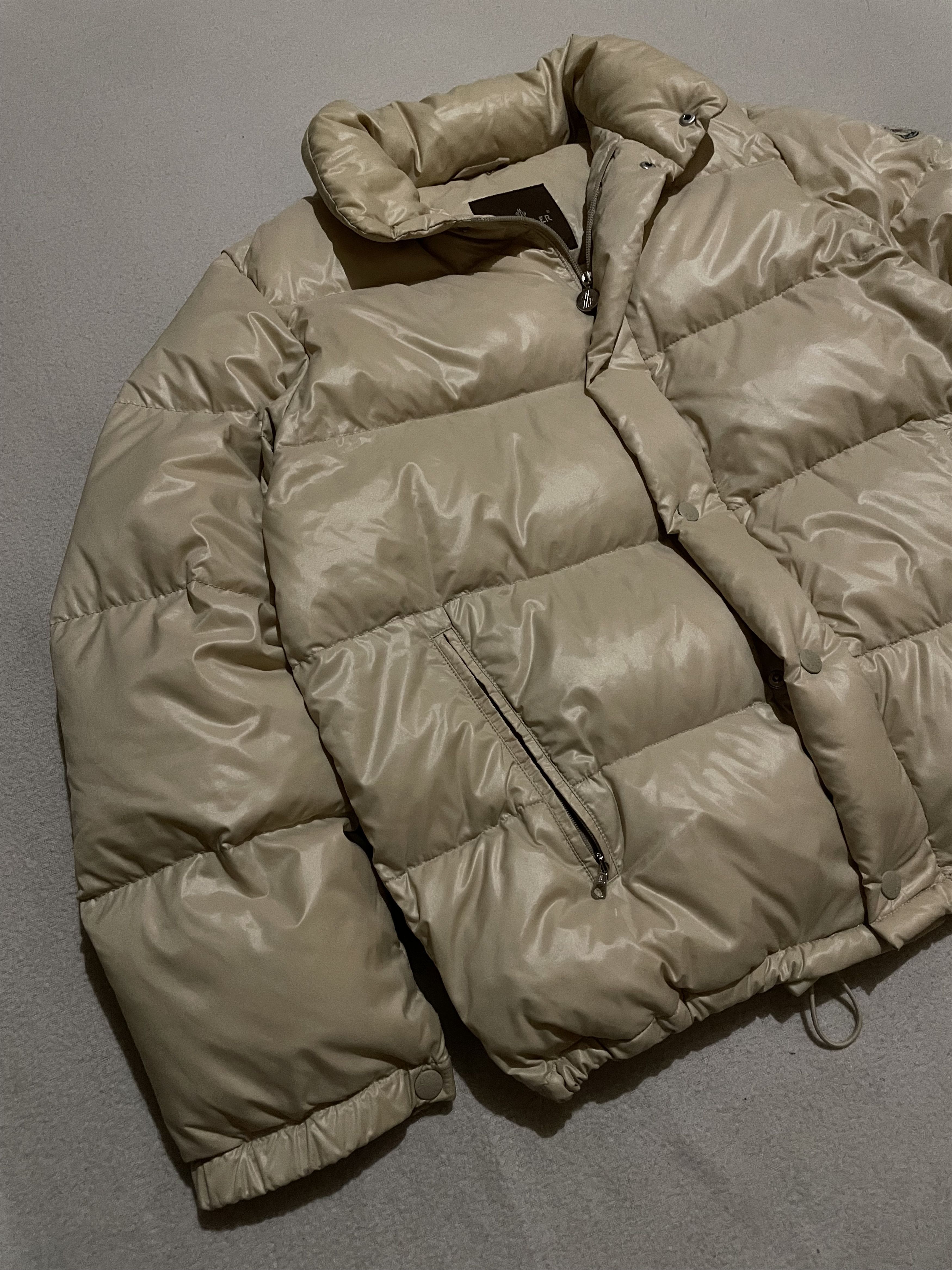 Moncler Vintage Biege Moncler Puffer Down Jacket | S-M size Size US M / EU 48-50 / 2 - 4 Thumbnail