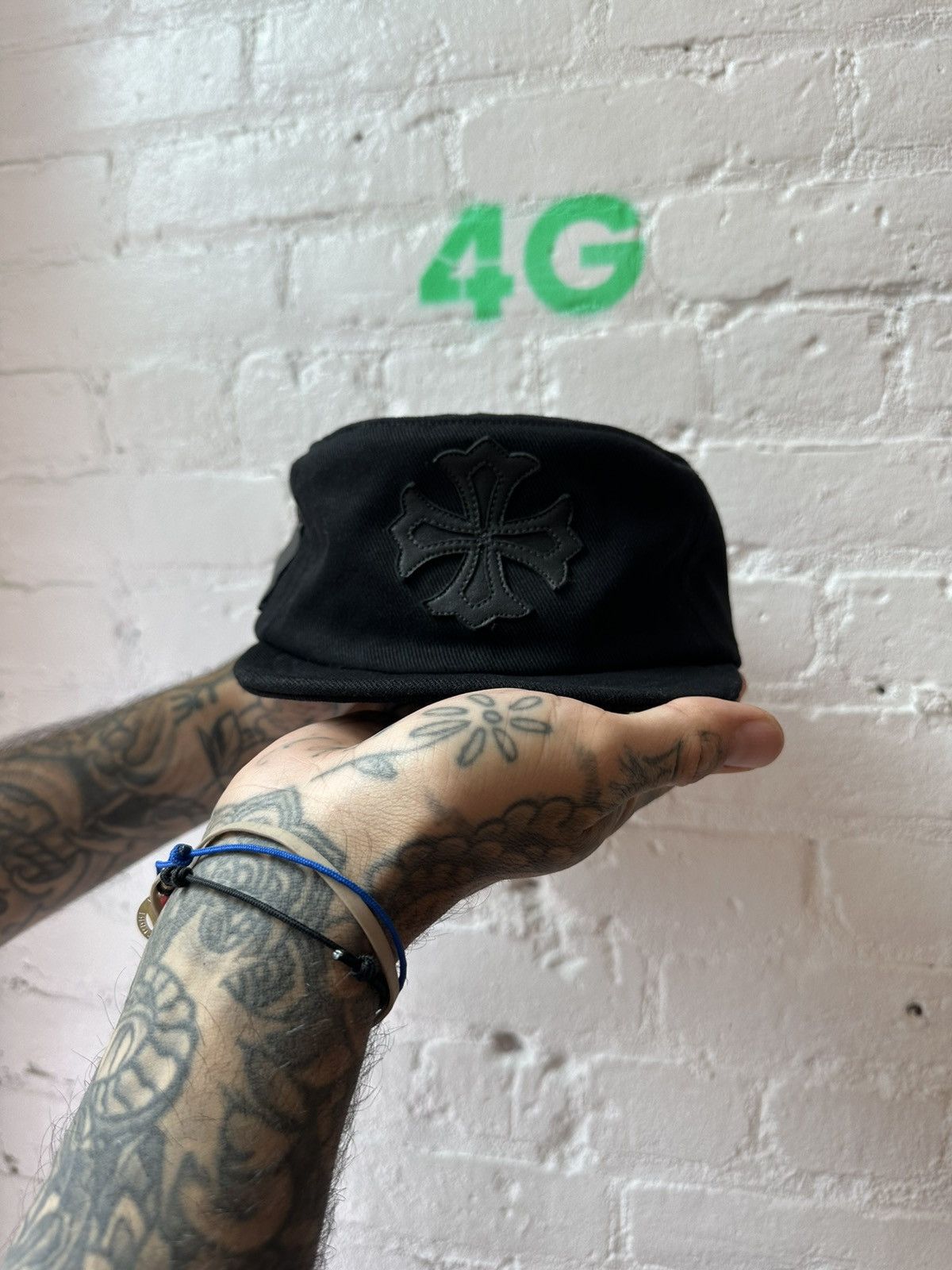 CHROME HEARTS PATCHED CONDUCTOR HAT