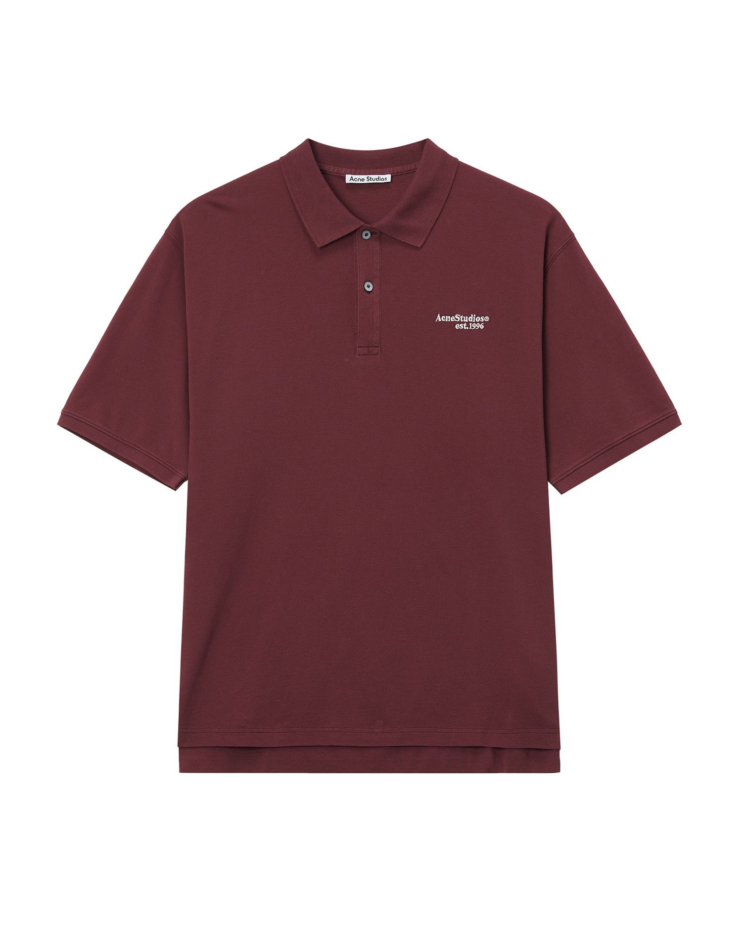 Acne Studios Acne Studios Logo Embroidered polo Shirt Size US XL / EU 56 / 4 - 1 Thumbnail