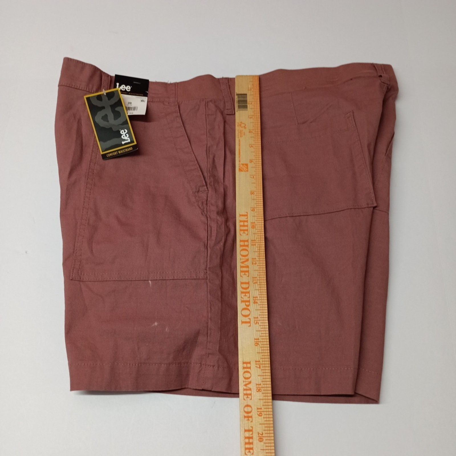 Lee Lee Bermuda Shorts Women Size 20 Henna 6" Ins Comfort Waist Size 42" / US 20 - 5 Thumbnail