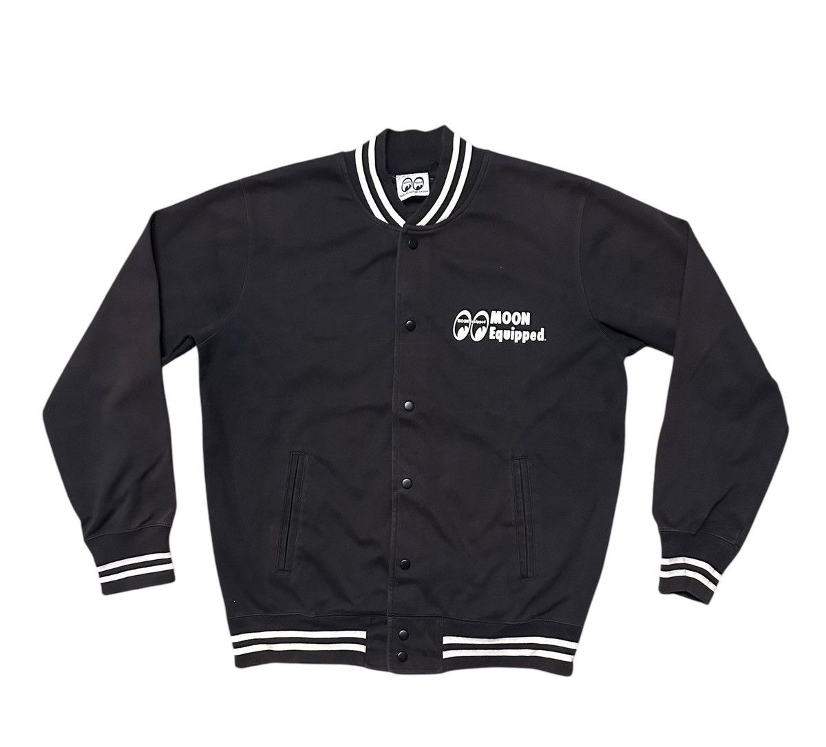 Vintage MOON Equipped Logo Stadium Jacket Arrival Notice Size US L / EU 52-54 / 3 - 3 Thumbnail