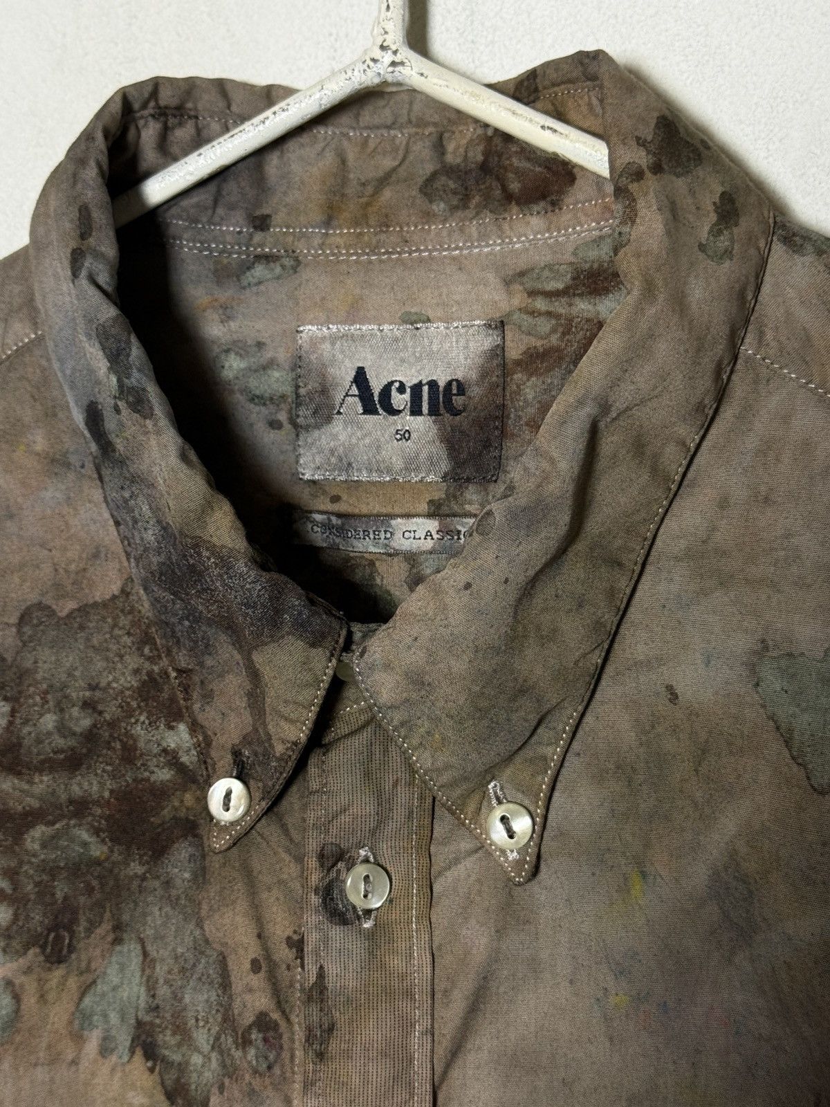 Acne Studios Acne Studios custom overdyed button-down shirt Size US L / EU 52-54 / 3 - 3 Thumbnail