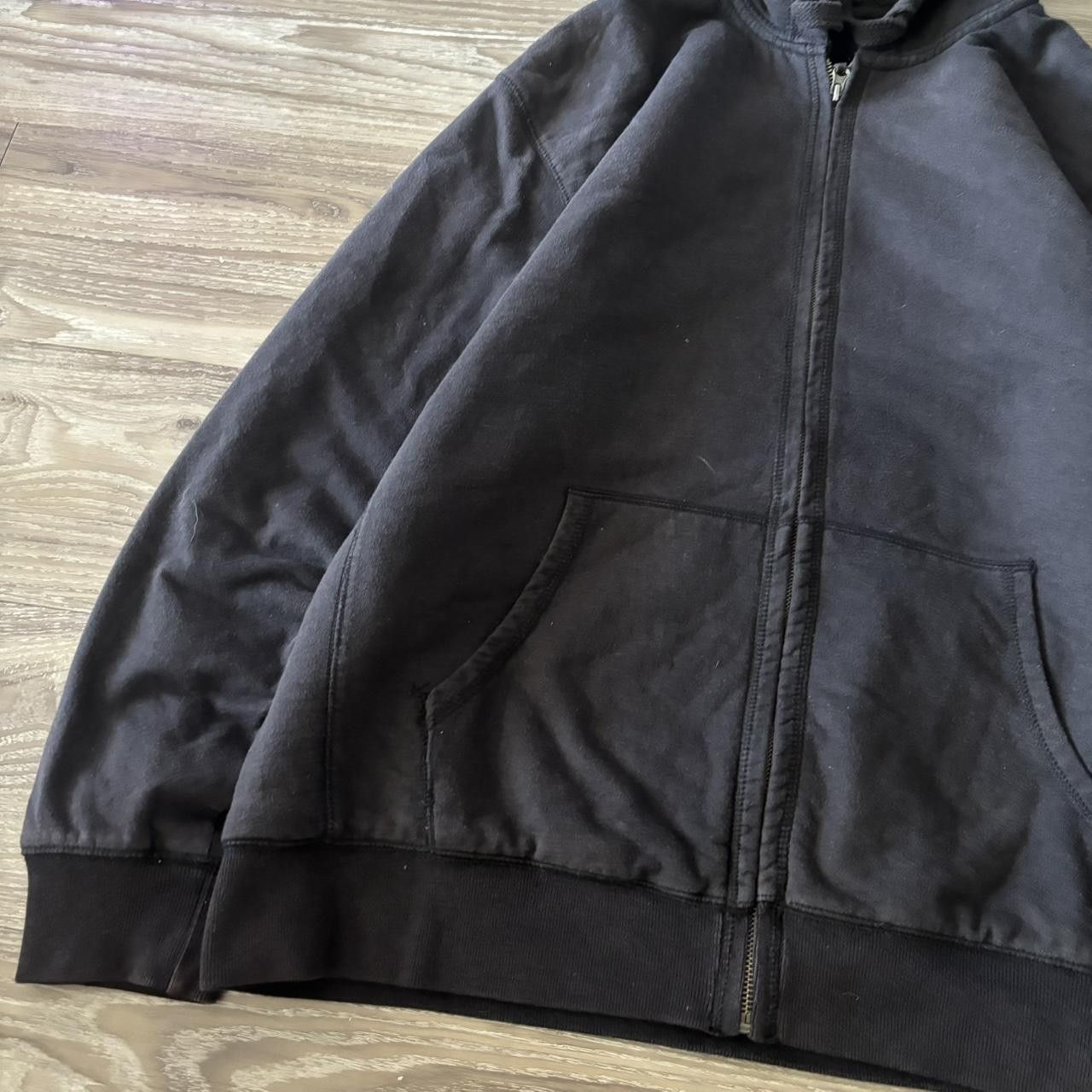 Vintage Crazy Vintage Y2K/2000s Black Blank Sherpa Lined Essential Zip Up Hoodie! Size XL Size US XL / EU 56 / 4 - 3 Thumbnail