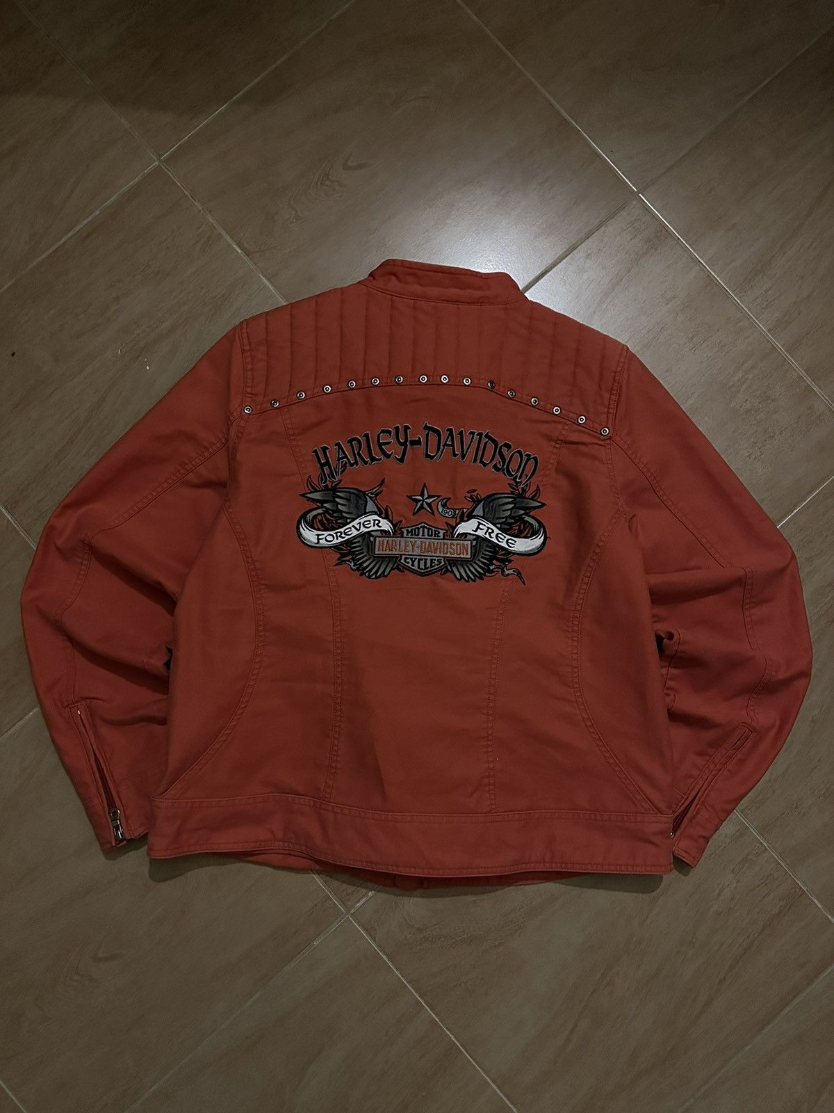 Harley Davidson × Vintage Harley Davidson Riding Jacket Size XL / US 12-14 / IT 48-50 - 7 Thumbnail