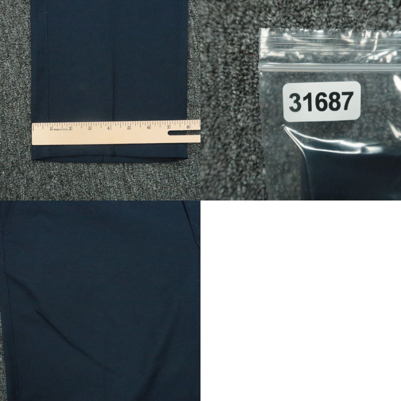 Mizzen+Main Mizzen + Main Pants Men 36x30 Blue Baron Athletic Tapered Chino Size US 36 / EU 52 - 8 Thumbnail