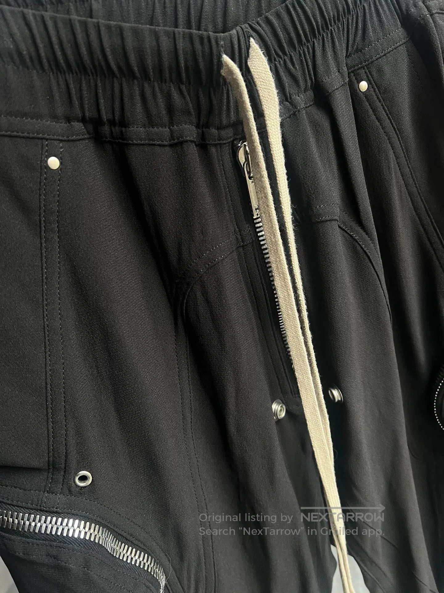 Rick Owens Rick Owens 5-Zipper Pants in Black. Size US 32 / EU 48 - 4 Thumbnail