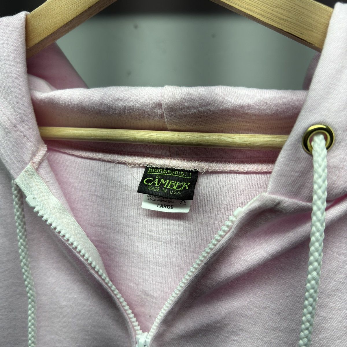 Camber Camber USA Highsnobiety 8oz Zip Up Hoodie Pink Size US L / EU 52-54 / 3 - 3 Thumbnail
