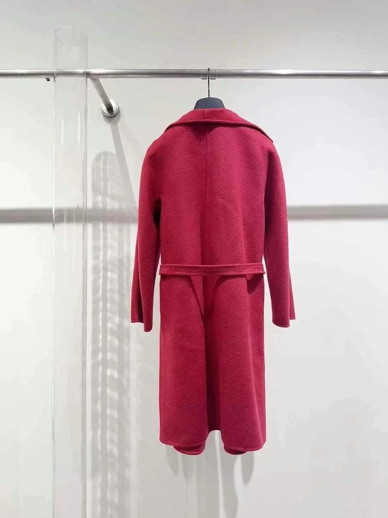Max Mara Max Mara Rialto Burgundy Coat Size XS / US 0-2 / IT 36-38 - 2 Thumbnail