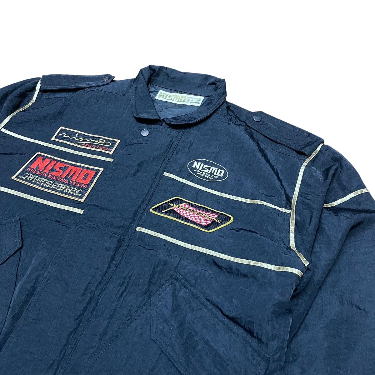 Sports Specialties Vintage Nizmo Nissan Racing Team Big Logo Bomber Jacket Size US L / EU 52-54 / 3 - 4 Thumbnail