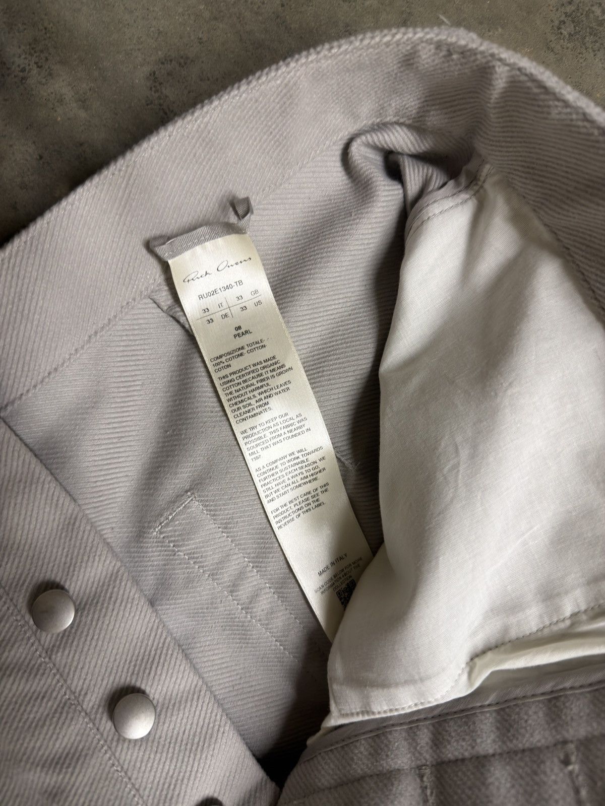 Rick Owens Rick Owens FW25 ‘Concordians’ Double Cargo Geth Jeans Size US 33 - 5 Thumbnail