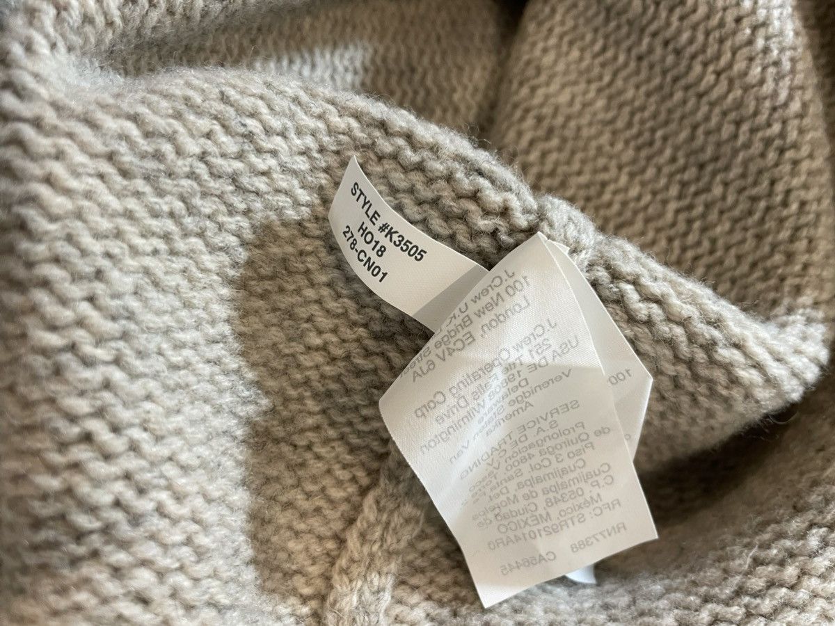 J.Crew J.Crew Rollneck Sweater with Chest Stripe in Heather Taupe Size US S / EU 44-46 / 1 - 5 Thumbnail
