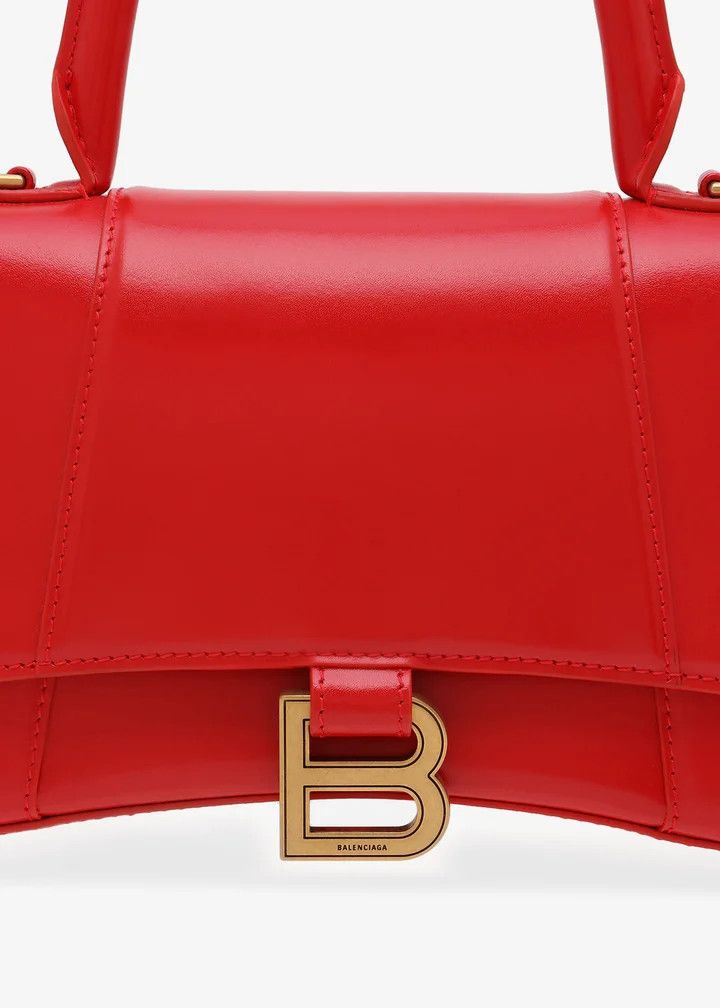 Balenciaga o1srvl11e0426 Size: OS / Hourglass Small Handbag Box in Red Size ONE SIZE - 2 Thumbnail