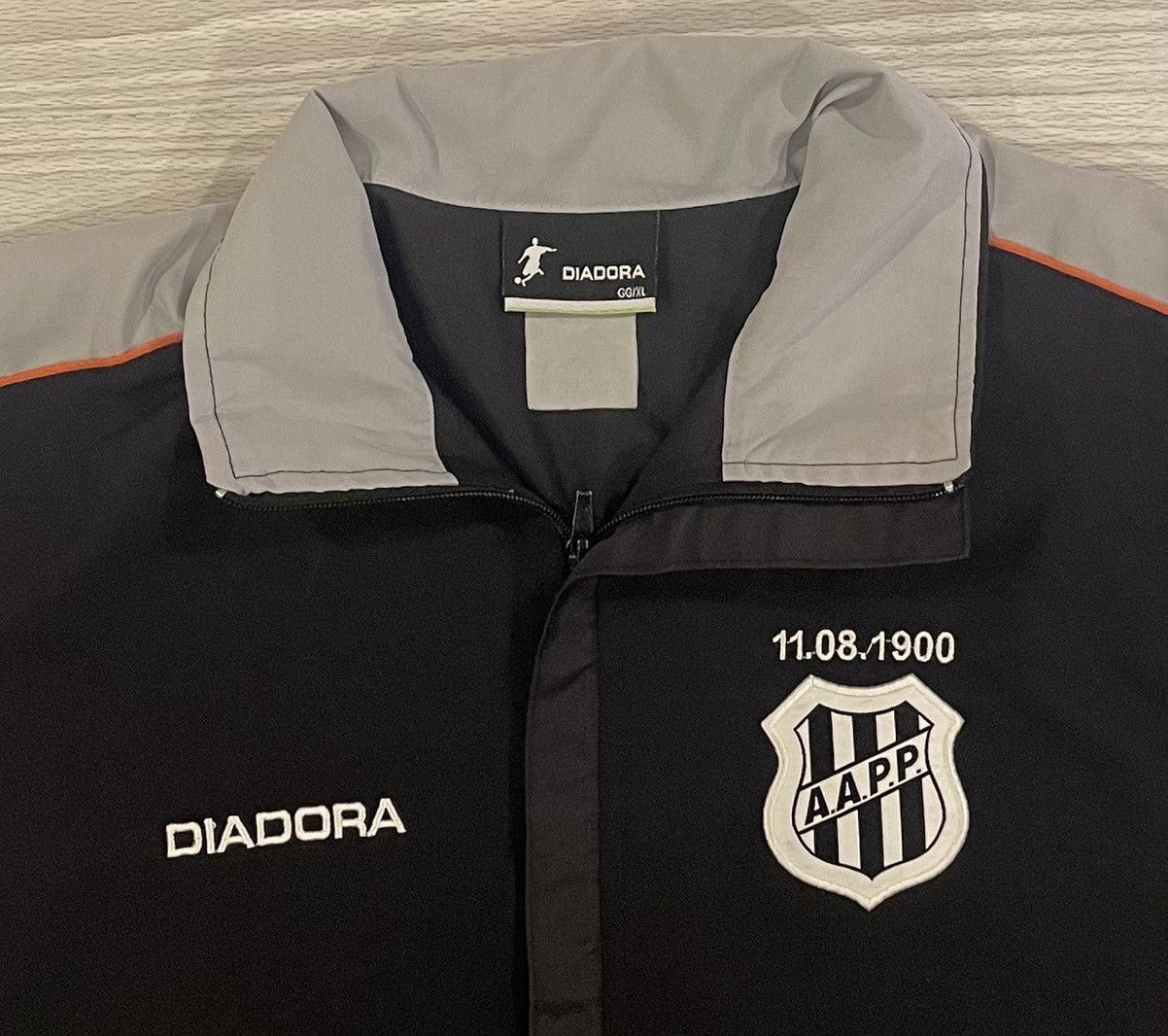 Diadora Vintage Diadora Ponte Preta Soccer Jacket Brazil Men’s XL Size US XL / EU 56 / 4 - 2 Thumbnail