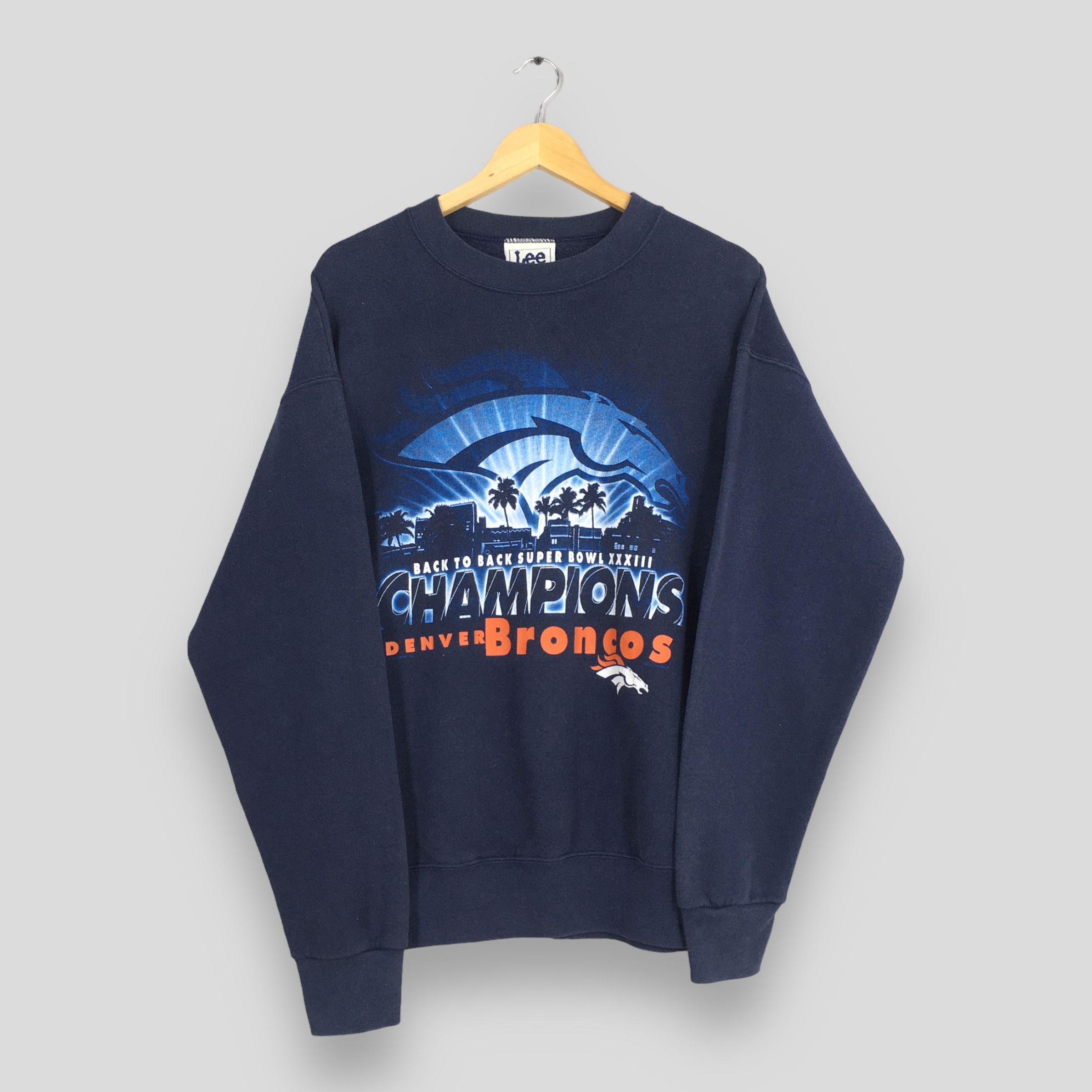 Lee Vintage 90's Denver Broncos Rugby NFL Sweatshirt Large Size US L / EU 52-54 / 3 - 1 Thumbnail
