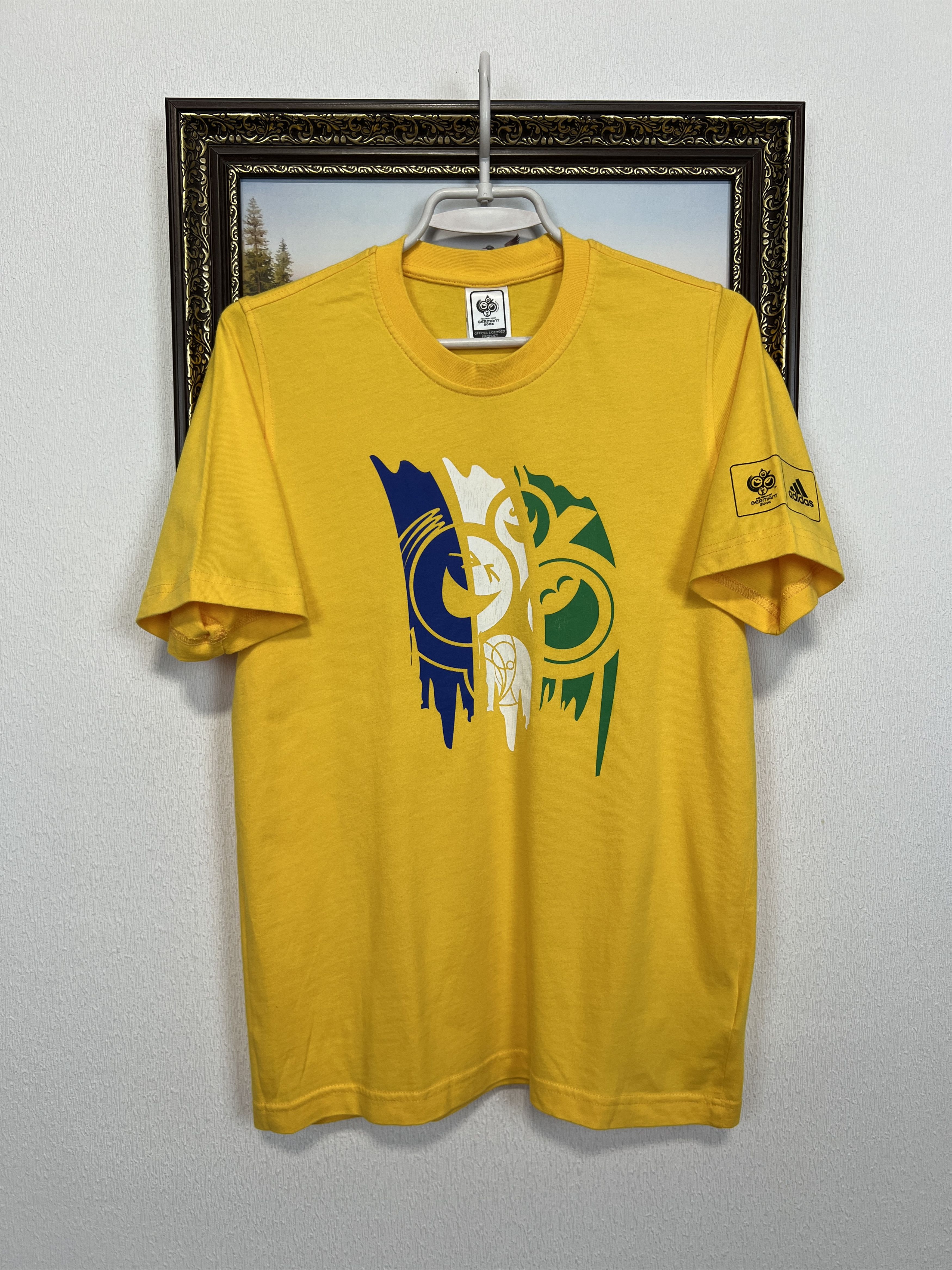 Adidas Vintage Brazil Football World Cup Shirt Soccer Jersey Trikot Size US S / EU 44-46 / 1 - 1 Thumbnail