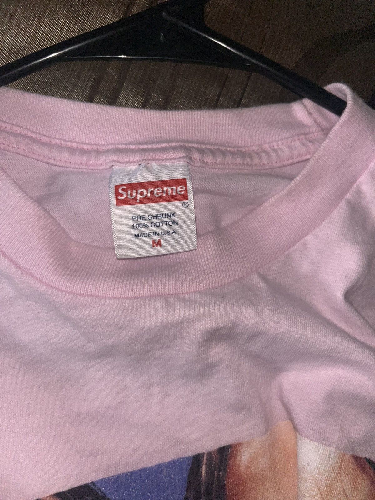 Supreme Pink Supreme Tee Size US M / EU 48-50 / 2 - 2 Thumbnail