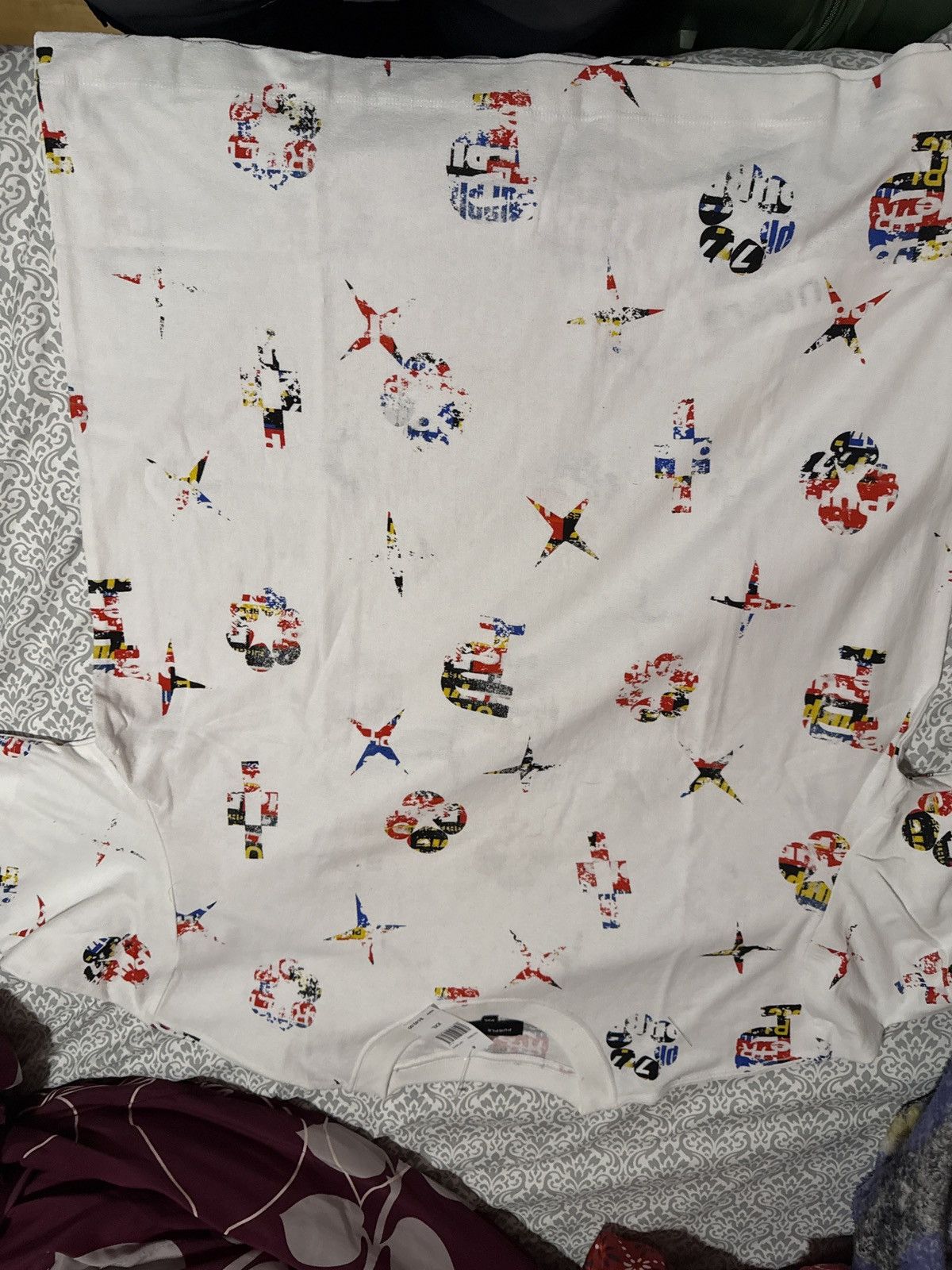 Purple Brand Purple brand textured jersey xxl off white Size US XXL / EU 58 / 5 - 5 Thumbnail