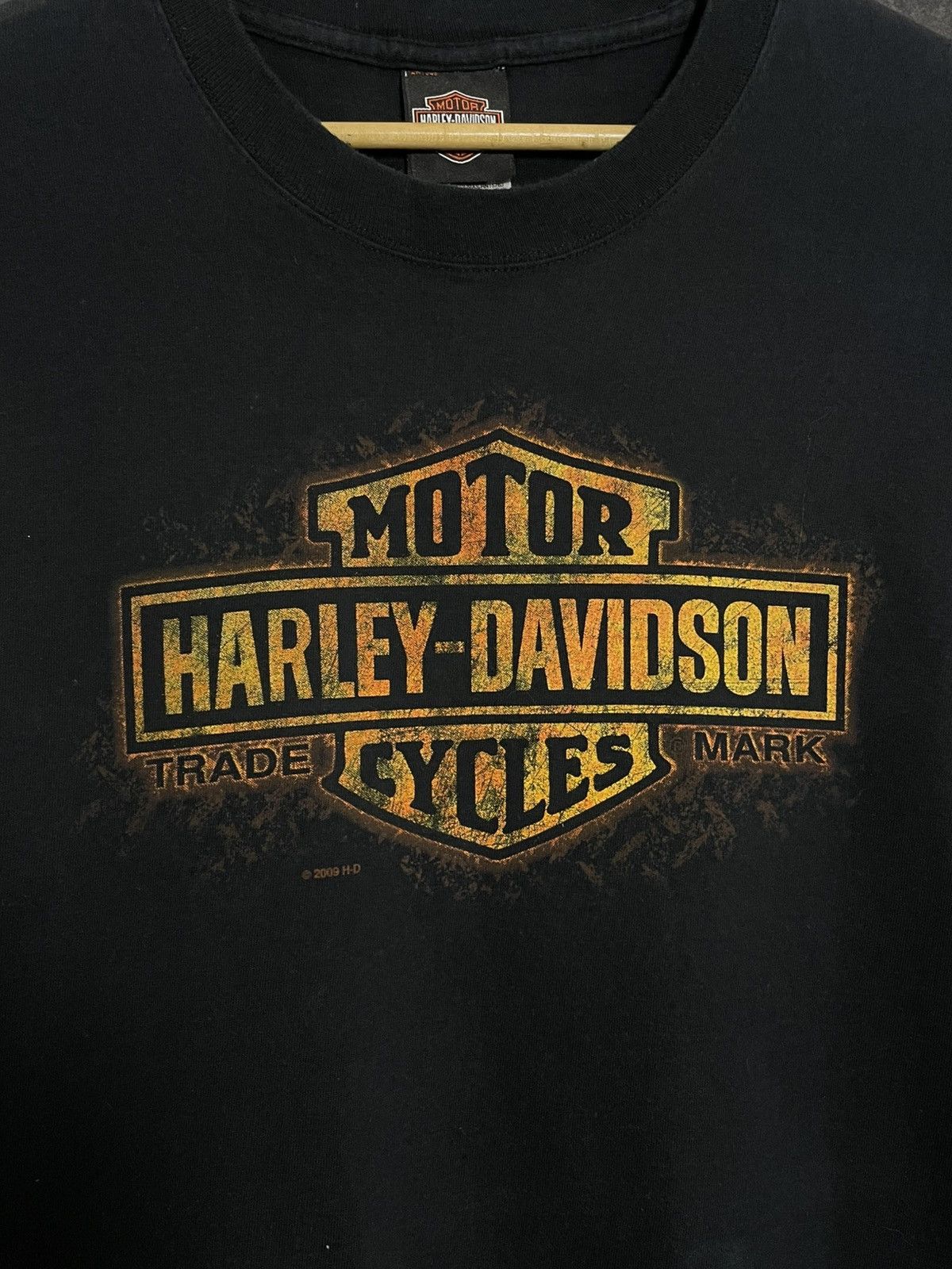 Harley Davidson Vintage Harley Davidson Big Logo Flame T-shirt 3d Emblem 90s Size US L / EU 52-54 / 3 - 7 Thumbnail
