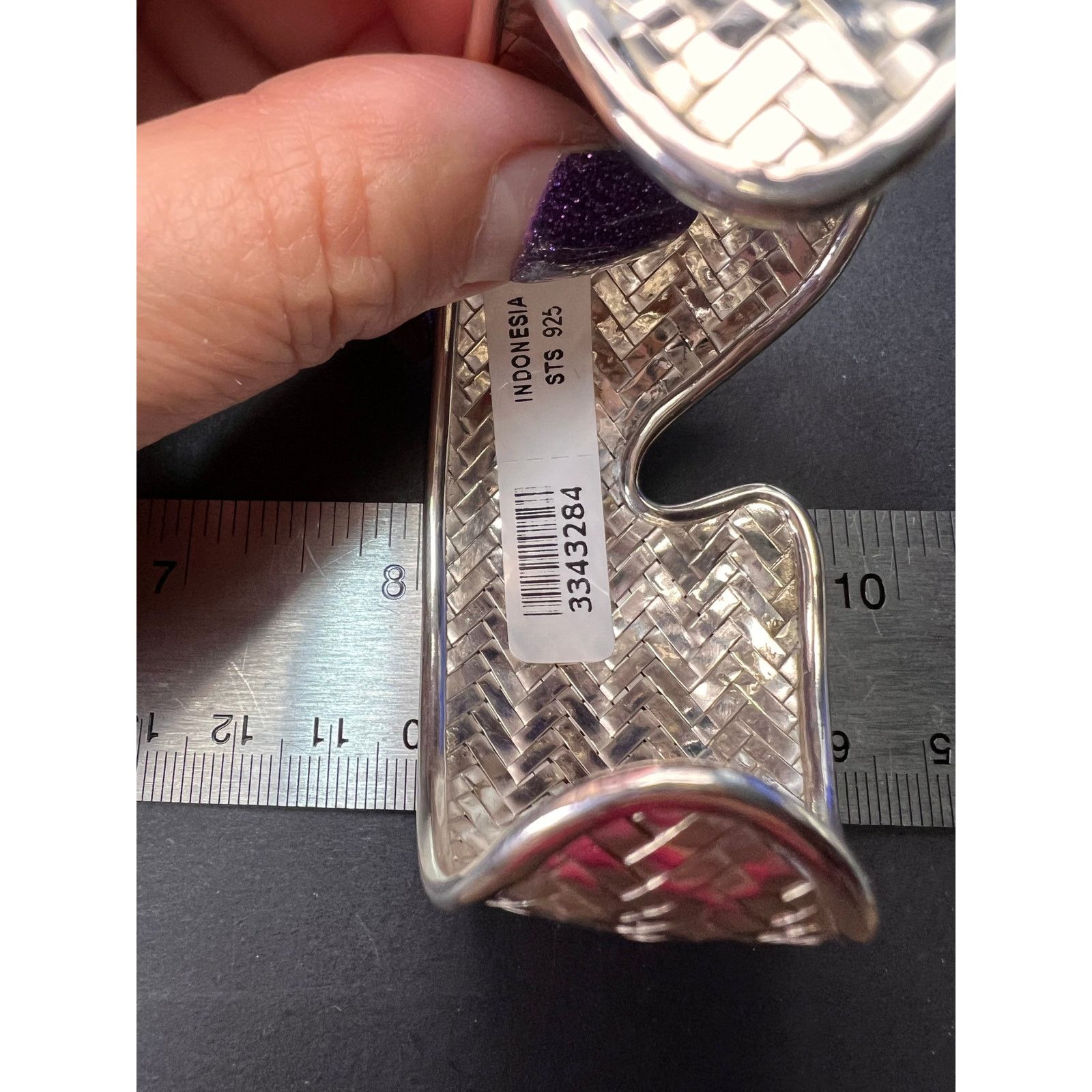 Other Sterling silver braided cuff bracelet Size ONE SIZE - 9 Thumbnail