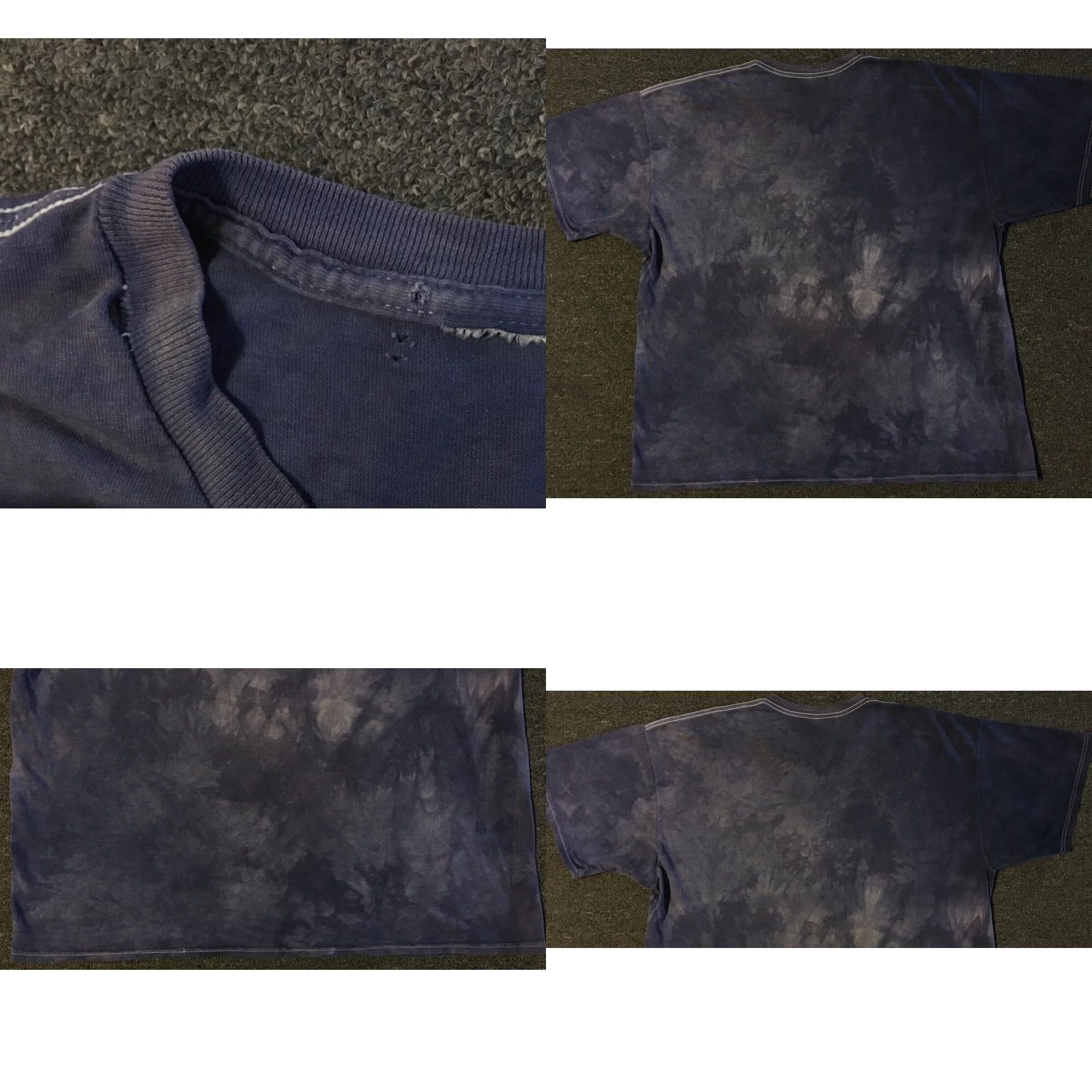 Vintage Vtg The Mountain Faded Wolf Tie Dye Shirt XXL Animal Nature Grunge Native 90s Size US XXL / EU 58 / 5 - 8 Thumbnail