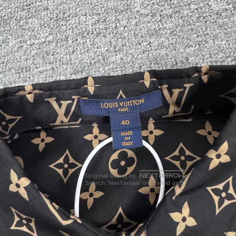 Louis Vuitton Louis Vuitton Full print silk shirt Size S / US 4 / IT 40 - 6 Thumbnail