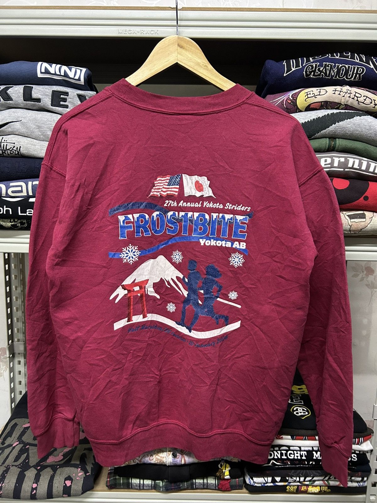 Vintage Yokota Strides Running Club Frosbite
