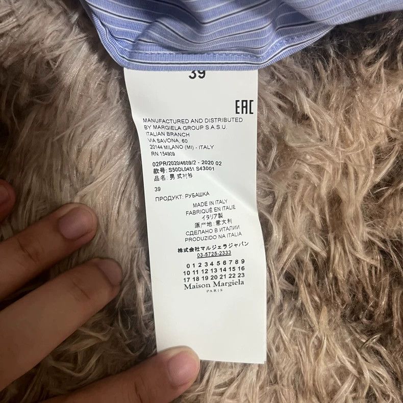 Maison Margiela Maison Margiela Size 39 Pierced shirt 2501-Nextarrow Size US XXS / EU 40 - 6 Thumbnail