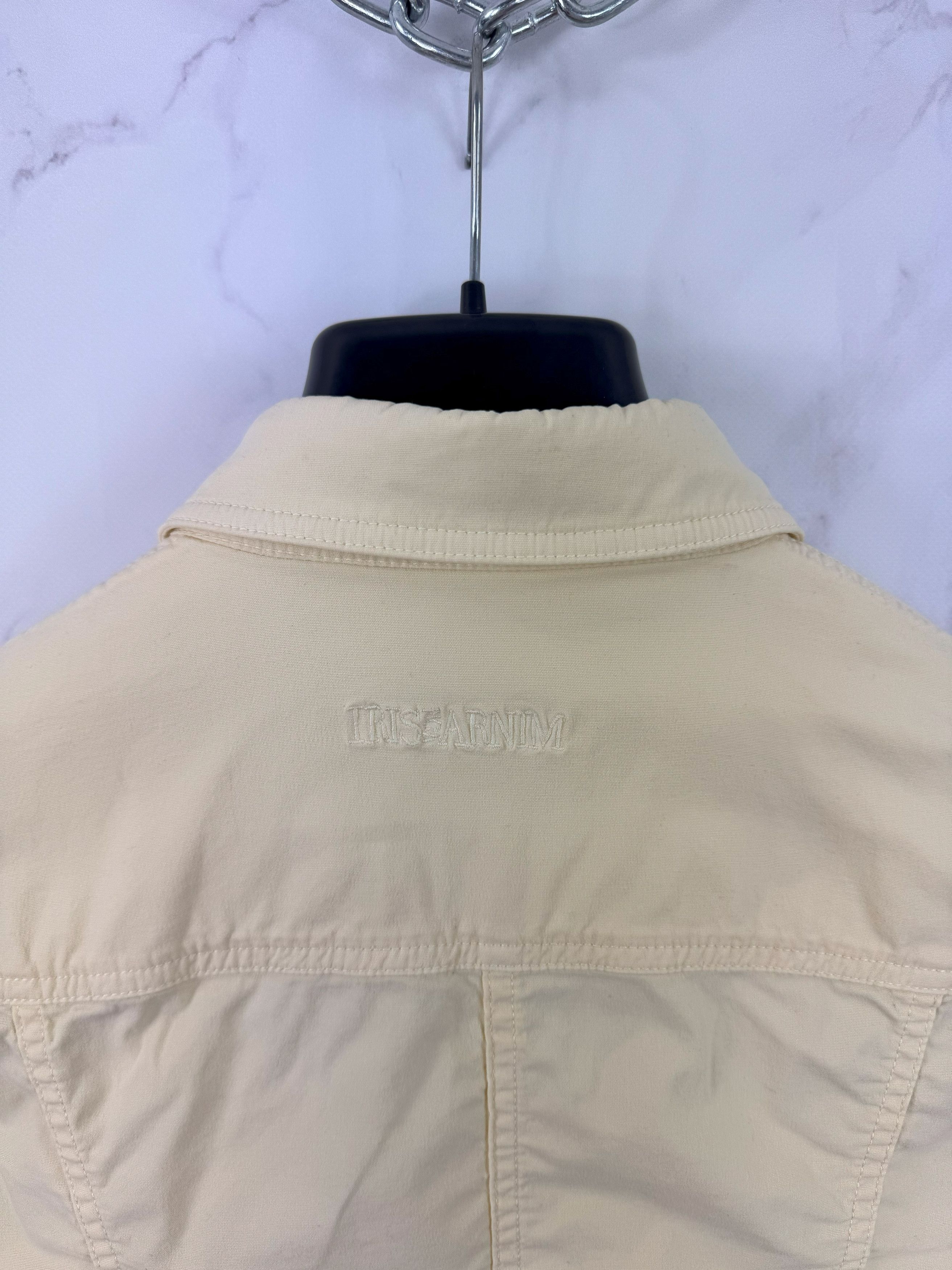 Iris von Arnim Vintage Iris Von Arnim Light Cream Denim Jacket Size 38 Size S / US 4 / IT 40 - 6 Thumbnail