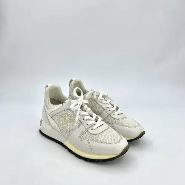 Louis Vuitton Louis Vuitton White Logo Athletic Sneakers -2508 Size US 5.5 / EU 38 - 2 Thumbnail