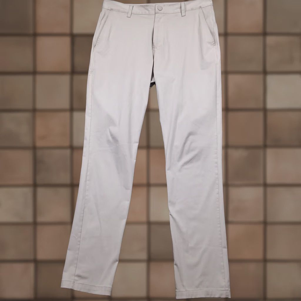 Rhone Rhone Commuter Slim Pants Men 32 Beige Slim Chino Work Travel Performance Stretch Quick Dry 5-Pocket Size US 32 / EU 48 - 1 Thumbnail