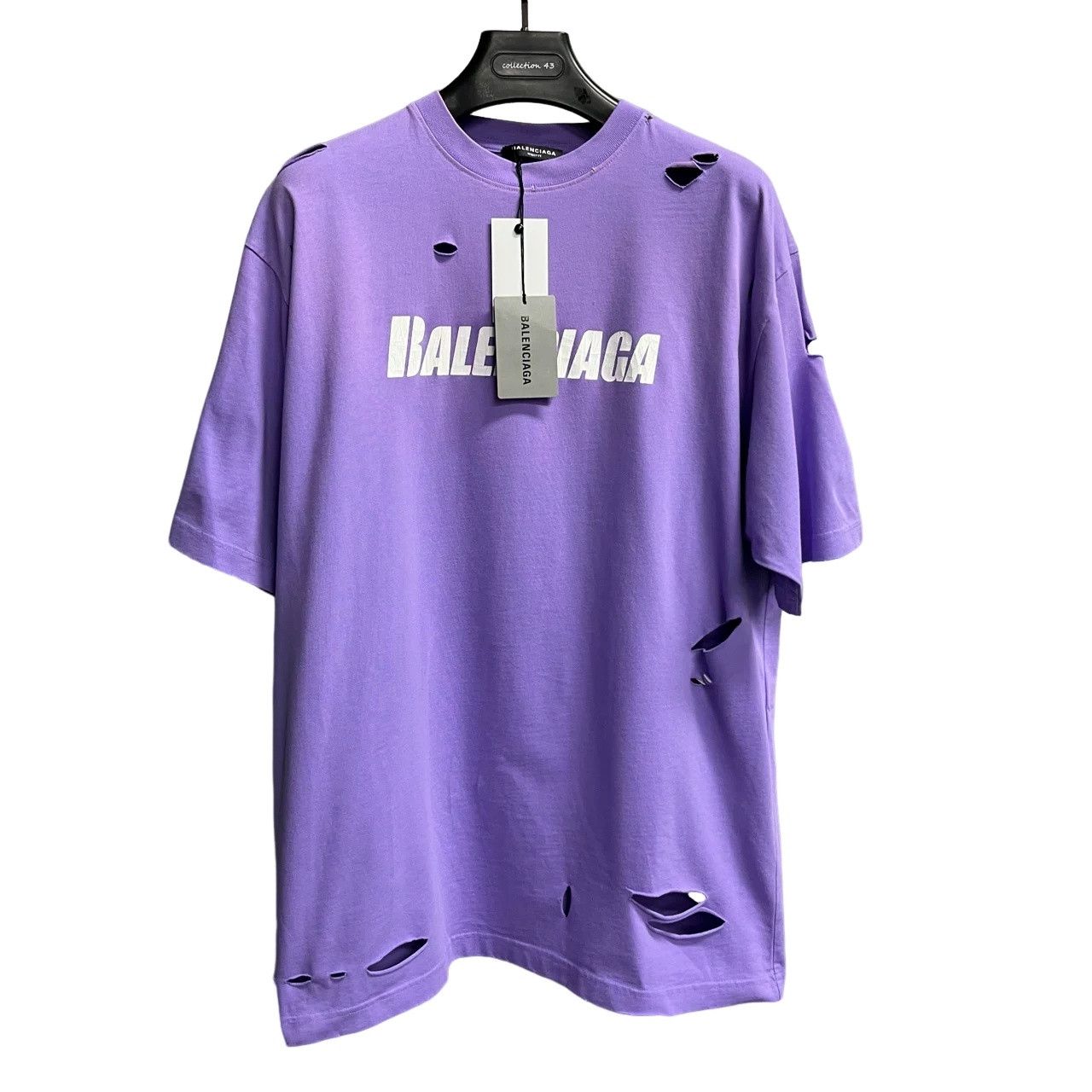 Balenciaga Balenciaga Destroyed T-Shirt | Grailed