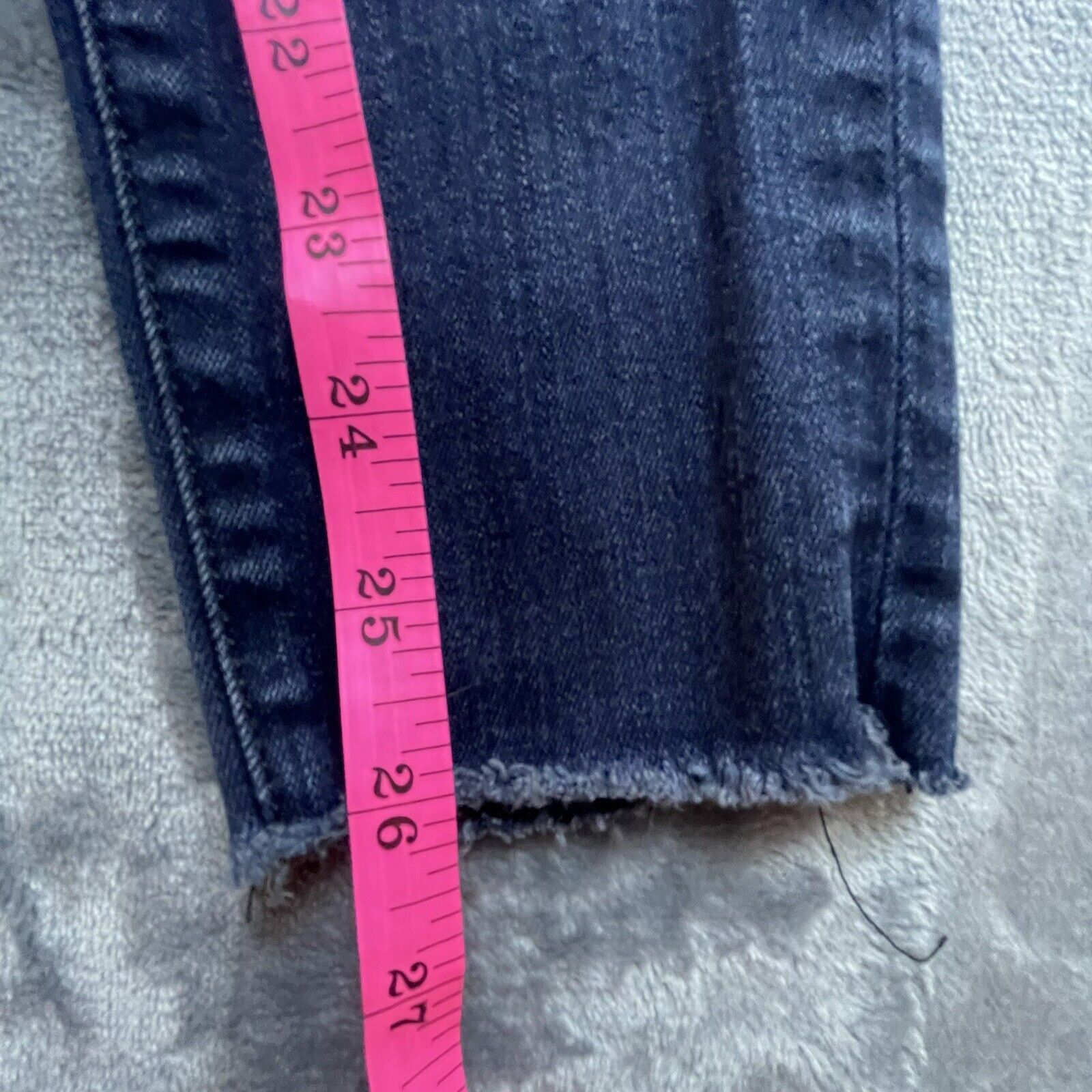 J Brand J Brand Jeans Womens 25 Cropped Skinny Blue Mercy Distressed Size 25" / US 0 / IT 36 - 5 Thumbnail