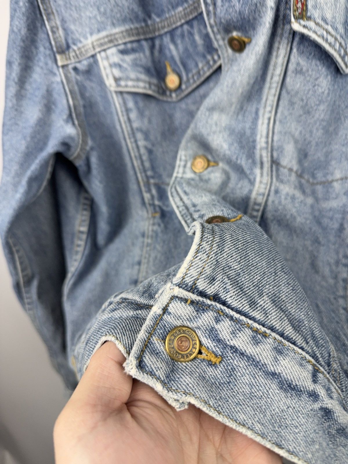 Lee Vntg Retro USA 90s Lee Cooper Western Denim Trucker Jacket Size US L / EU 52-54 / 3 - 7 Thumbnail