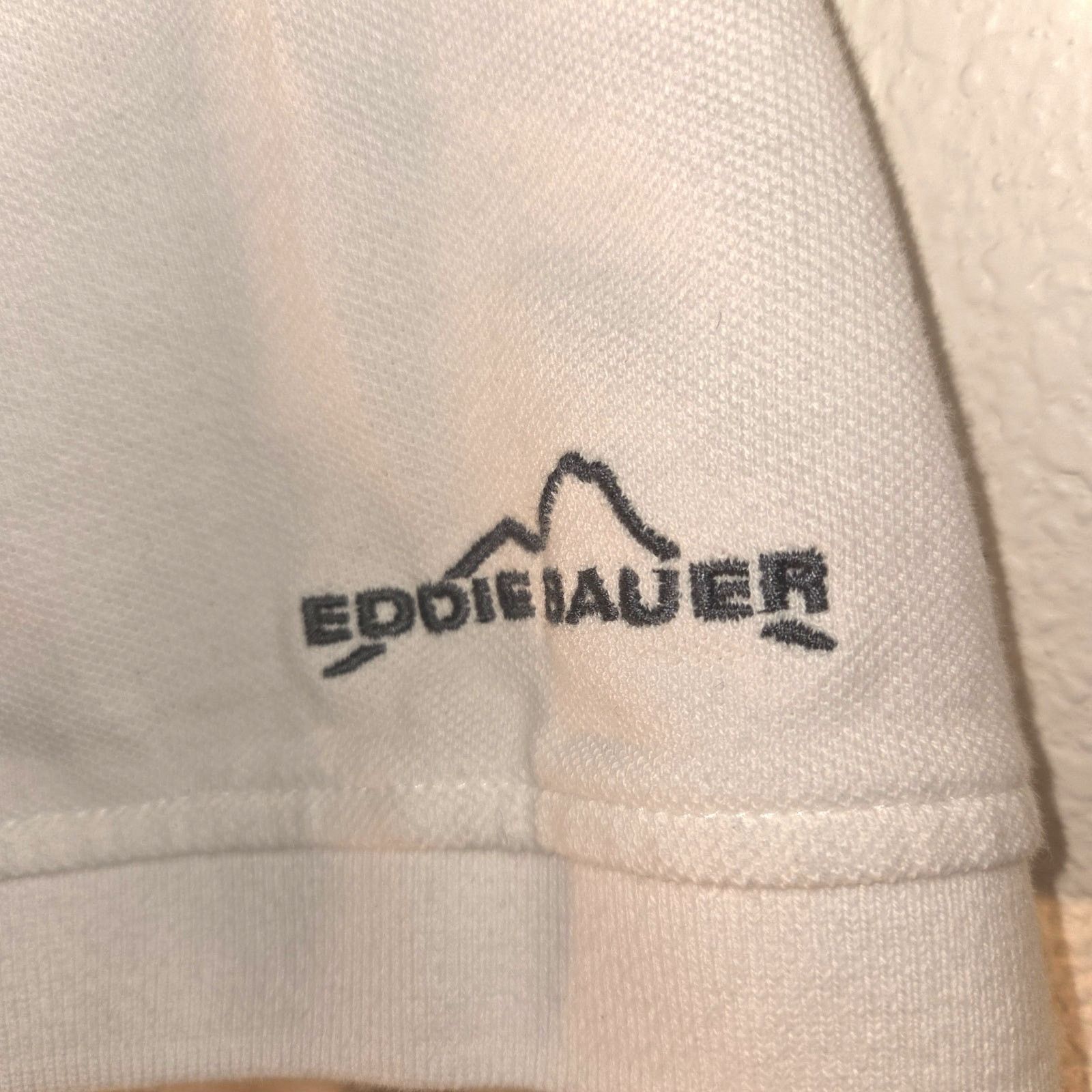 Eddie Bauer Eddie Bauer Men's White Polo Shirt - LINK GRAPH - M Size US M / EU 48-50 / 2 - 2 Thumbnail