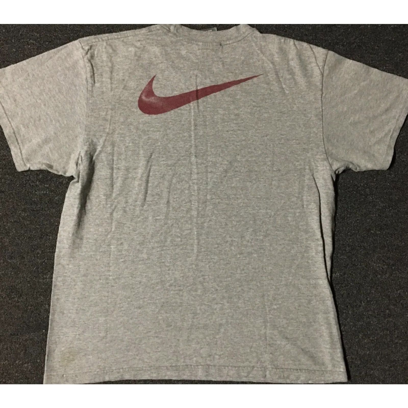Nike VINTAGE Nike UNLV Shirt S S Gray 90s Big Swoosh Grunge School Track PE Mens Size US S / EU 44-46 / 1 - 2 Thumbnail