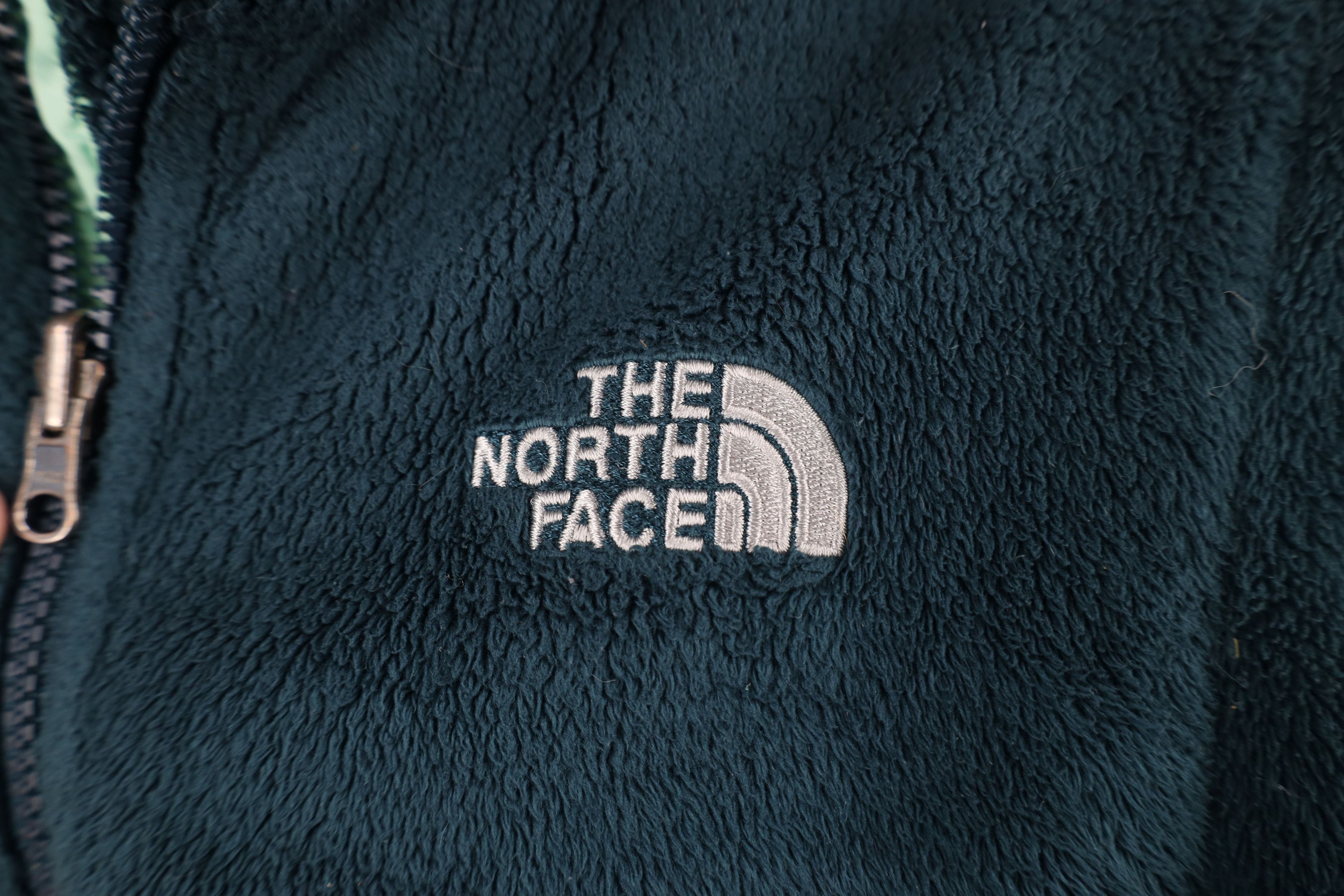 The North Face × Vintage Vintage The North Face Shaggy Monkey Fleece Jacket Teal Size XS / US 0-2 / IT 36-38 - 4 Thumbnail