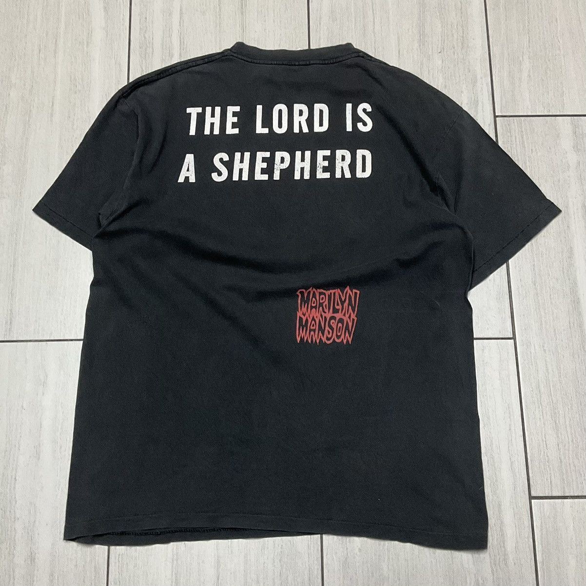 Marilyn Manson Beware Of God Vintage 1994 Marilyn Manson T-shirt Size US XL / EU 56 / 4 - 4 Thumbnail