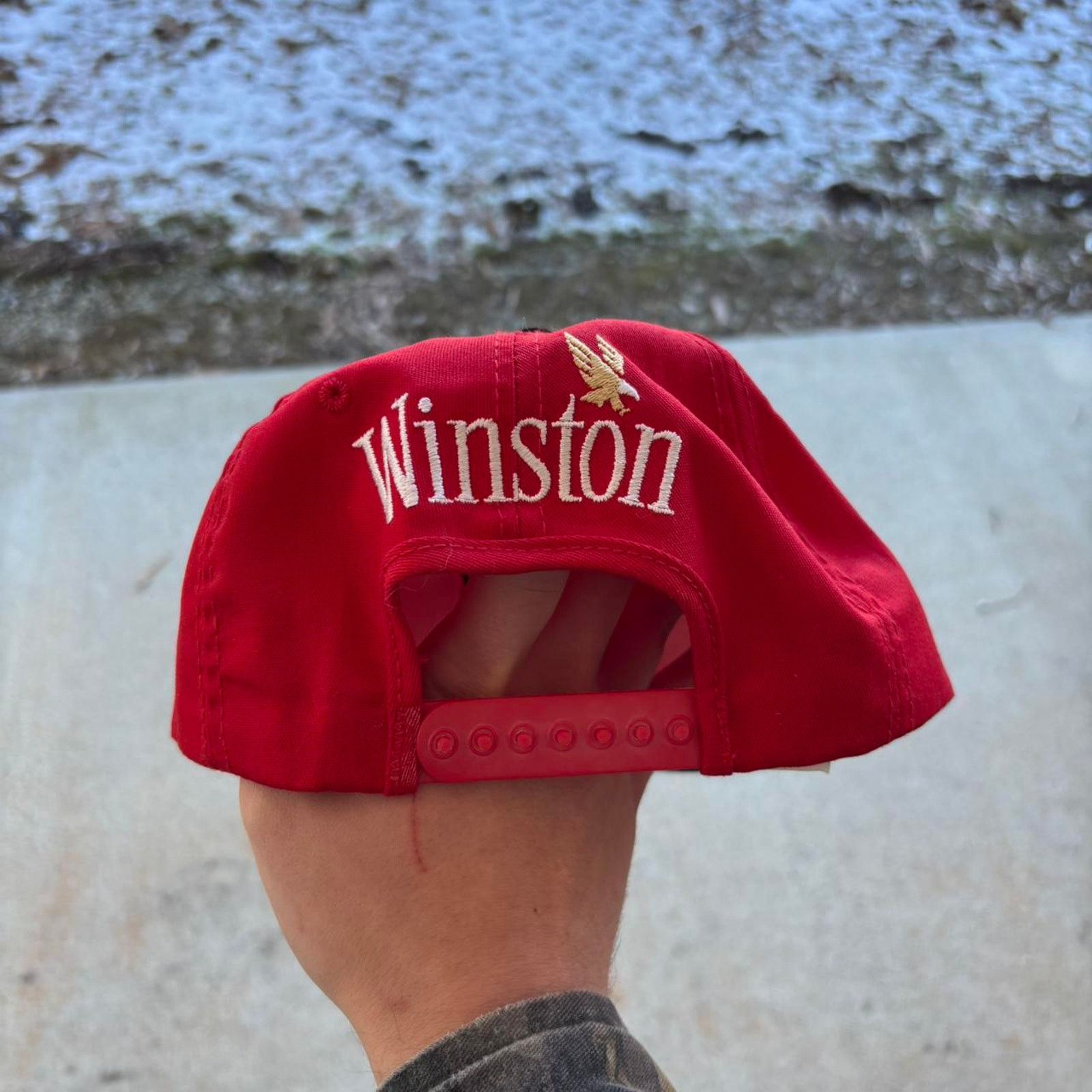 Marlboro × NASCAR × Vintage 90s Winston NASCAR Hat Size ONE SIZE - 3 Thumbnail