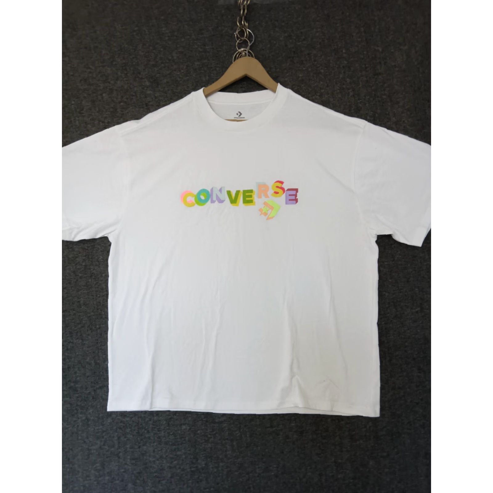 Converse Converse In The Clouds Tee Mens T Shirt White Logo Size M Size US M / EU 48-50 / 2 - 2 Thumbnail