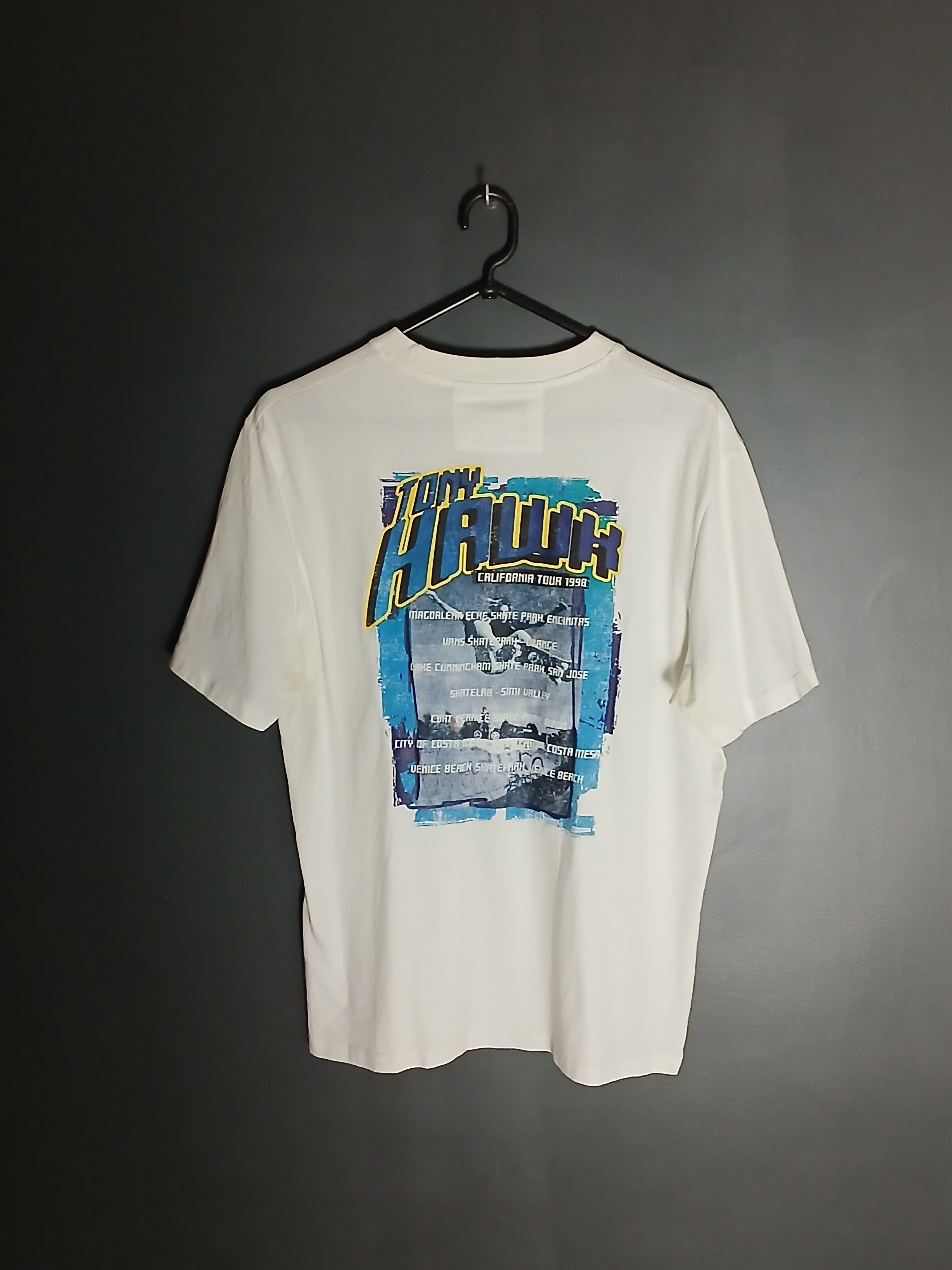 Tony Hawk × Vintage Vintage 1998 Tony Hawk California Tour T-Shirt Size US M / EU 48-50 / 2 - 1 Thumbnail