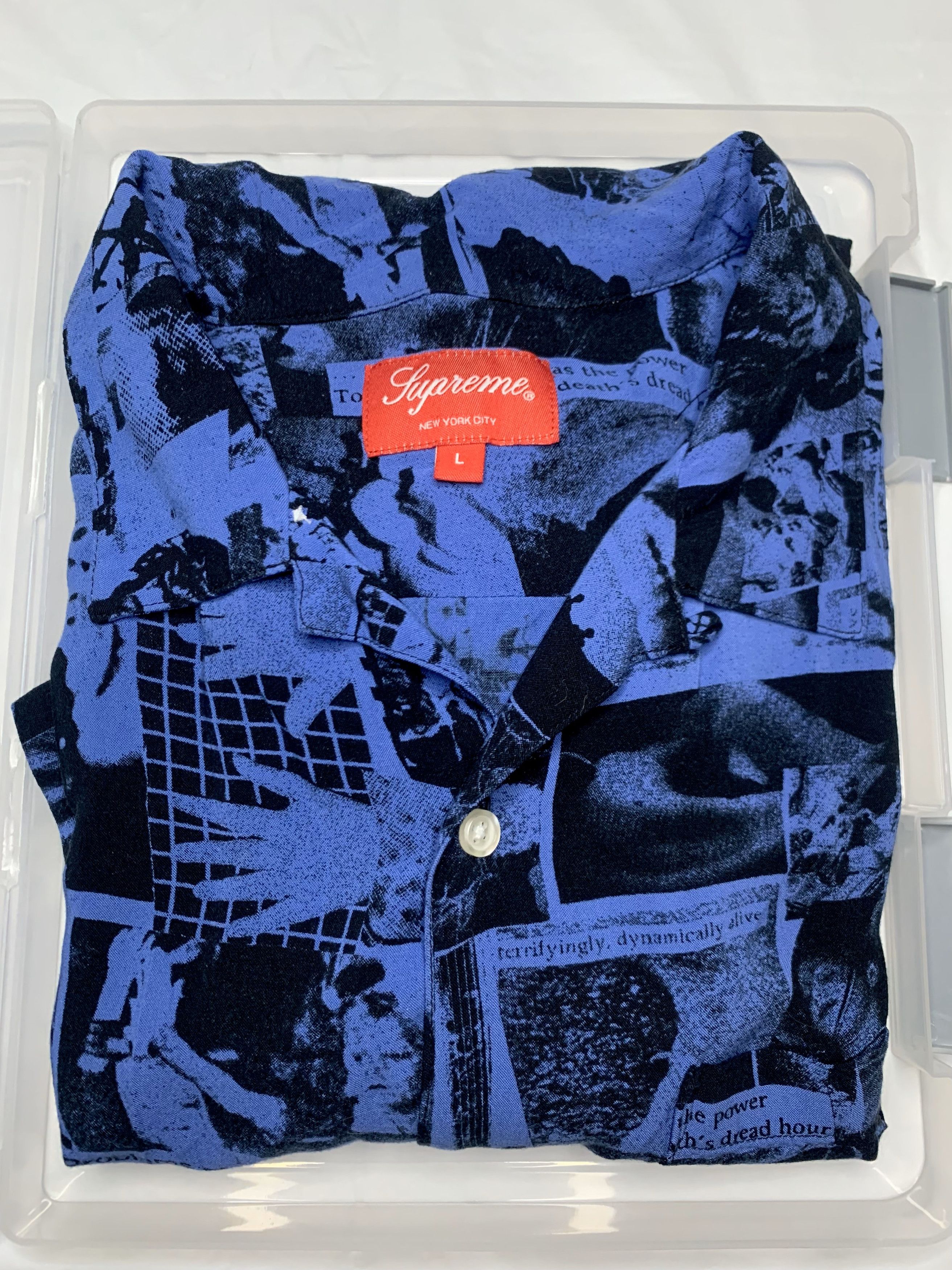 Supreme Supreme SS18 Vibrations Shirt (L) Size US L / EU 52-54 / 3 - 11 Thumbnail