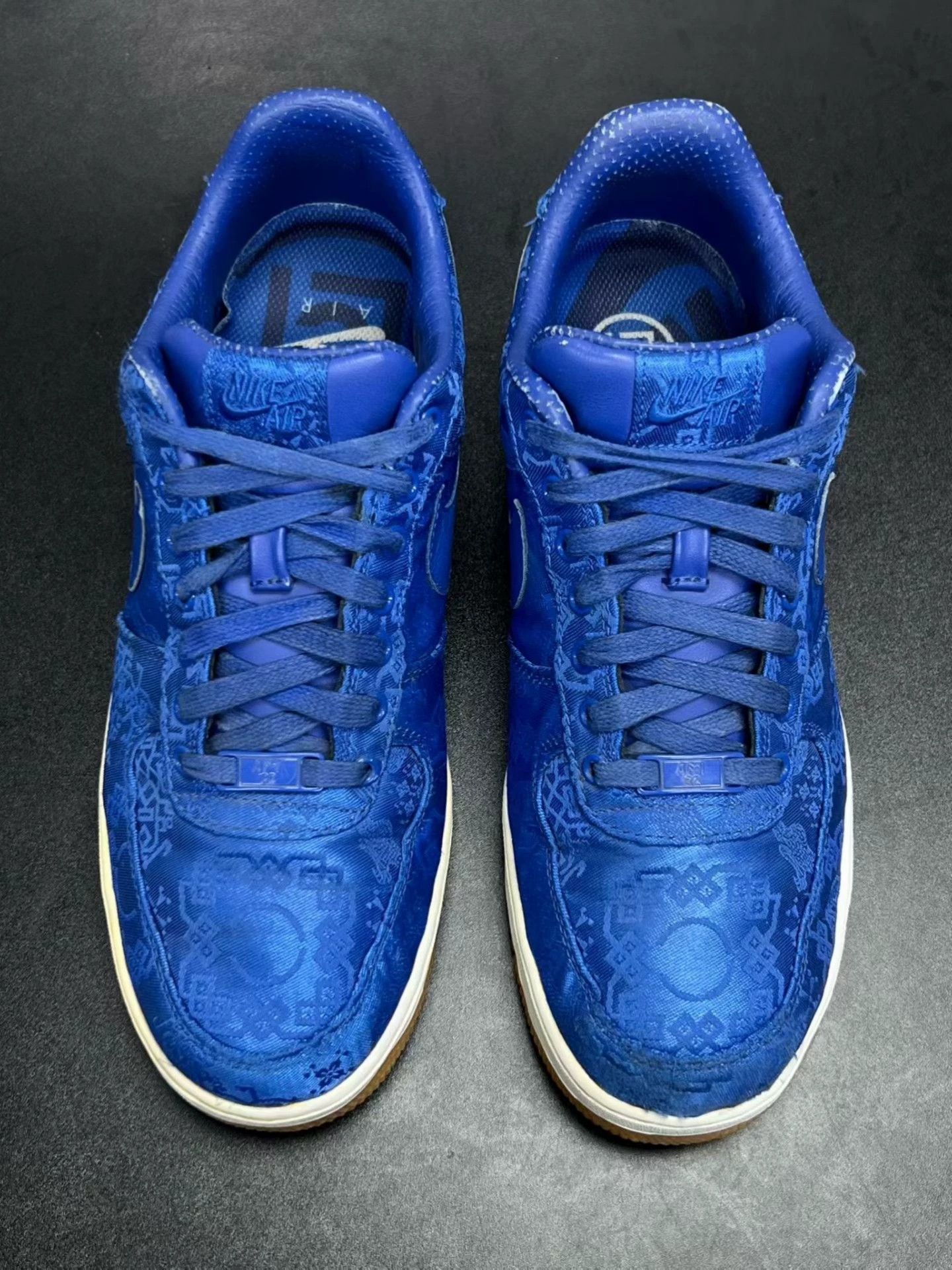 Nike NIKE CLOT AF1 Blue Silk 42.5 Used Good Condition Size US 9.5 / EU 42-43 - 3 Thumbnail