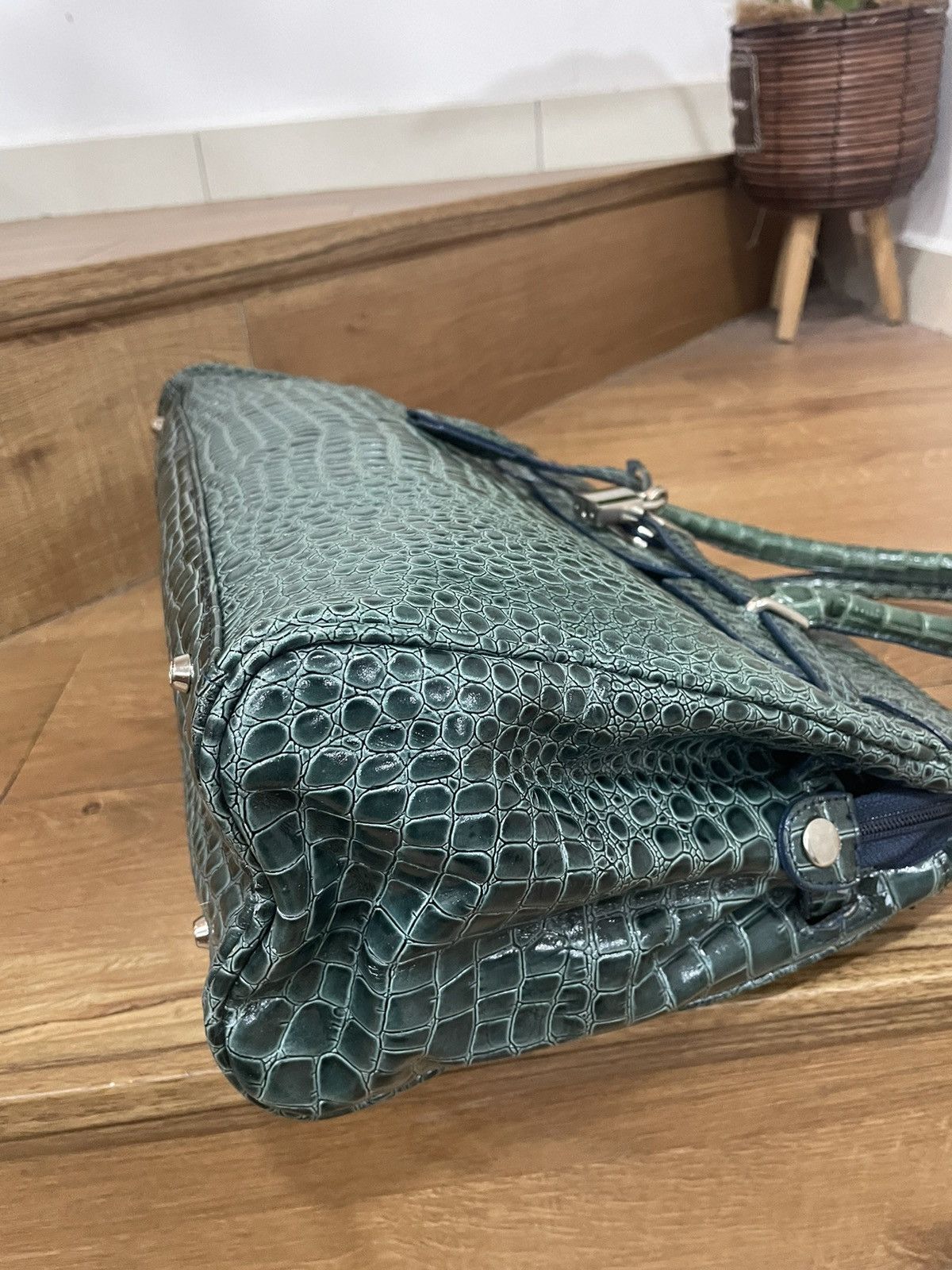 Hardy Amies Authentic HARDY AMIES Birkin crocodile leather bag Size ONE SIZE - 8 Thumbnail