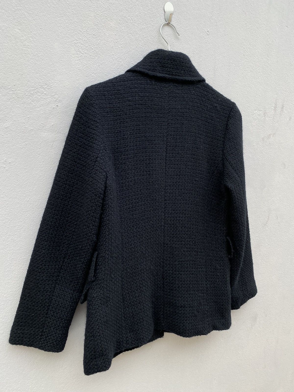 Japanese Brand MARY QUANT LONDON Asymmetrical Pockets Tweed Coat Japan Made Size M / US 6-8 / IT 42-44 - 15 Thumbnail