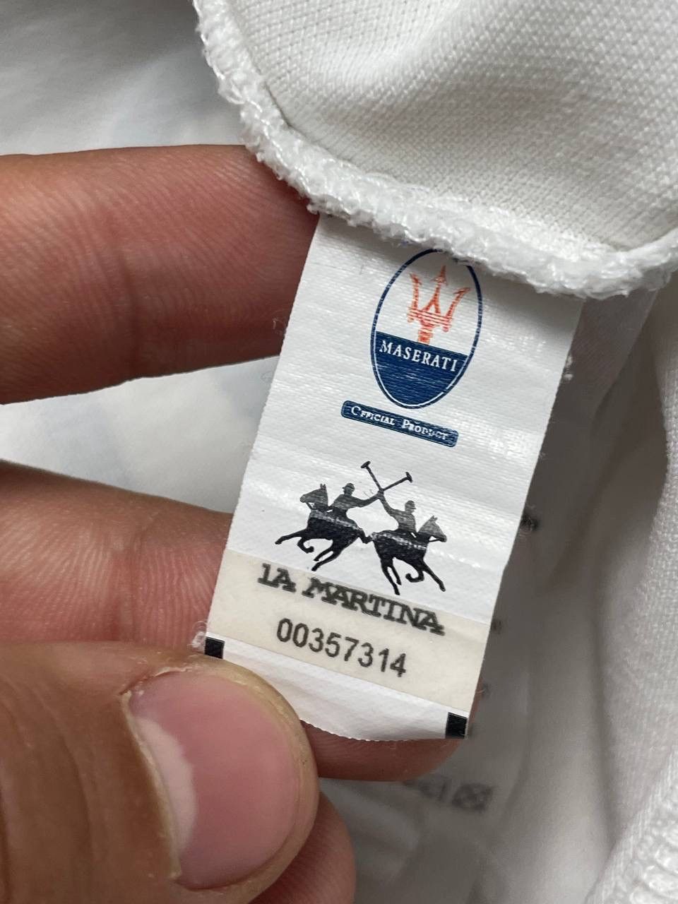La Martina × Polo Ralph Lauren × Vintage La Martina Maserati Rugby Sweatshirt Oversized Center Logo Size US XXL / EU 58 / 5 - 11 Thumbnail