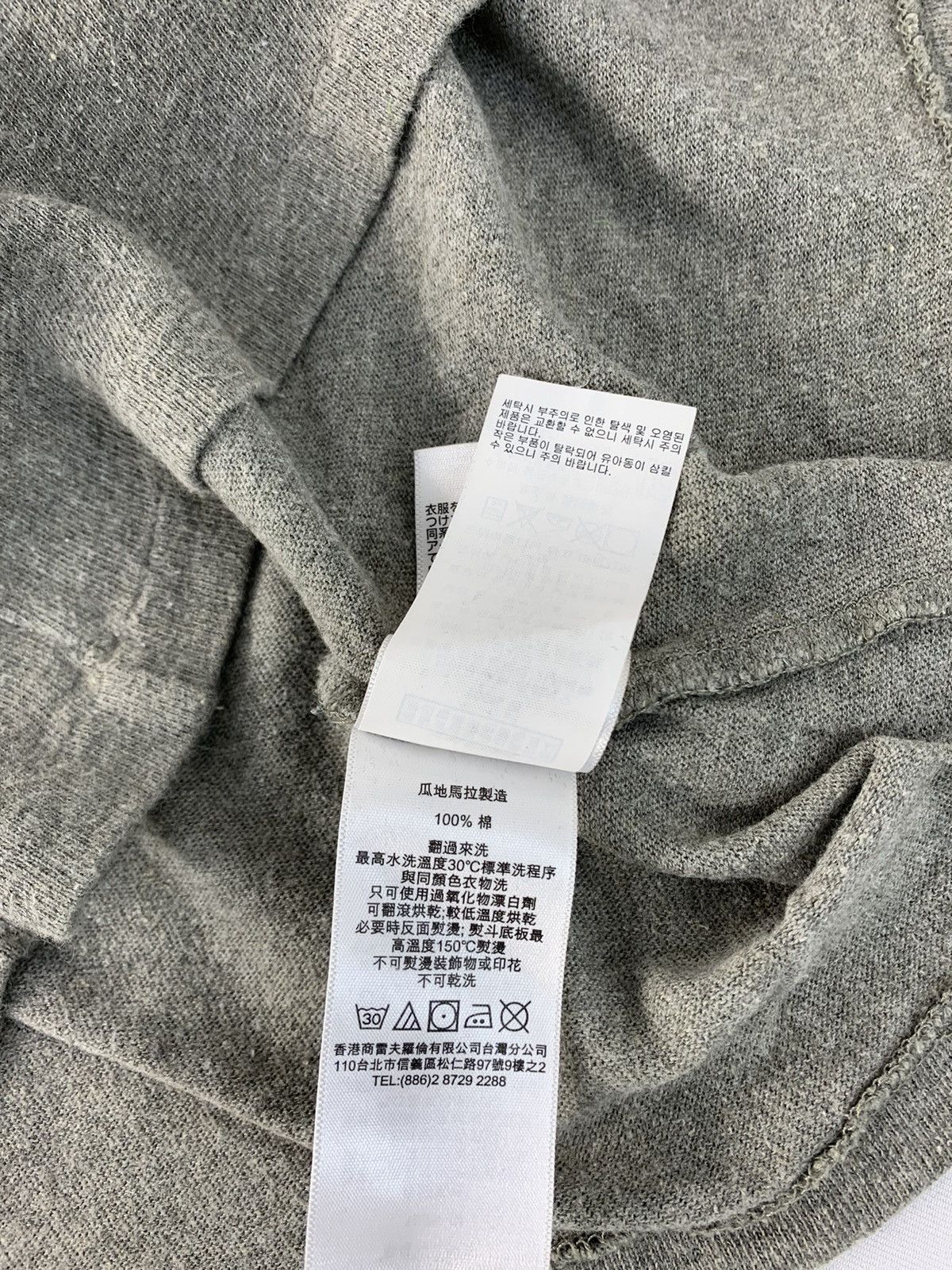 Polo Ralph Lauren Polo Ralph Lauren No 67 Longsleeve Henley Neck Printed Tee Size S / US 4 / IT 40 - 8 Thumbnail