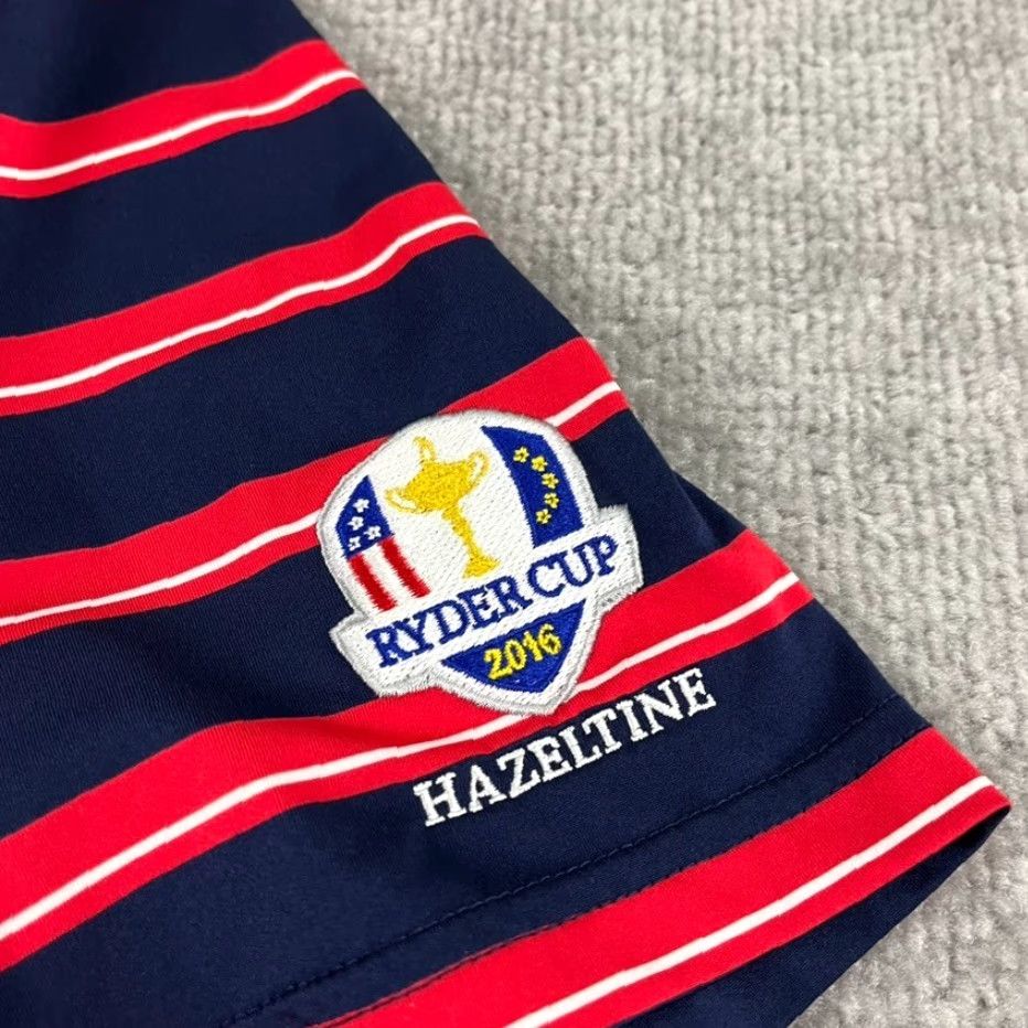 RLX Ralph Lauren RLX Ralph Lauren Polo Shirt Mens Large 2016 Ryder Cup Hazeltine USA Golf Sport Multicolor Short Sleeve Size US L / EU 52-54 / 3 - 2 Thumbnail