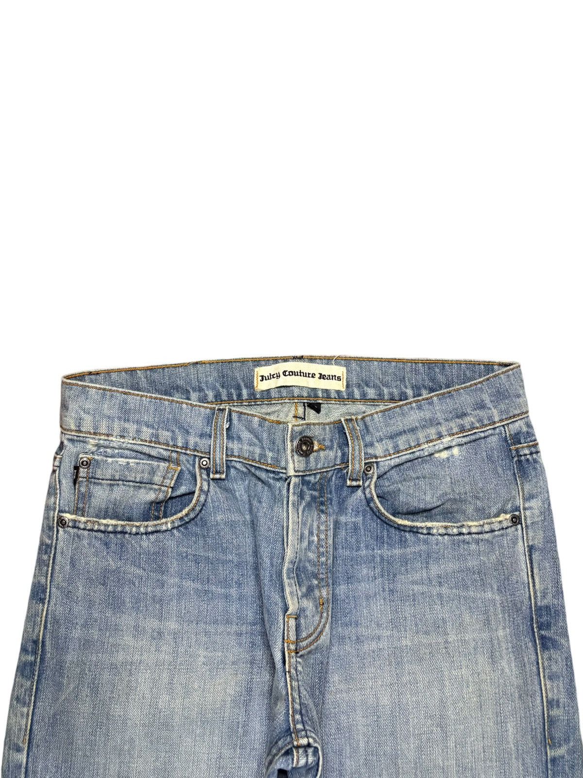Japanese Brand Vintage Japanese Brand Blue Wash Distressed Flare Jeans Size US 30 / EU 46 - 4 Thumbnail